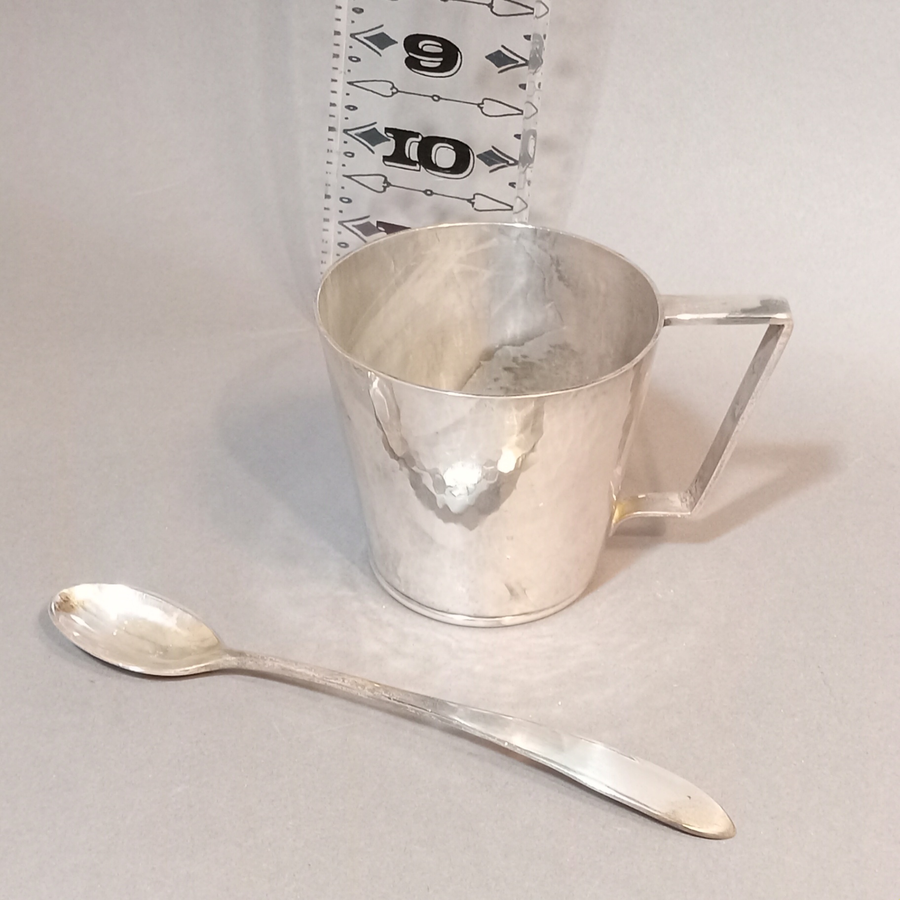 Sterling MBE Cup & Spoon - image 1 of 10