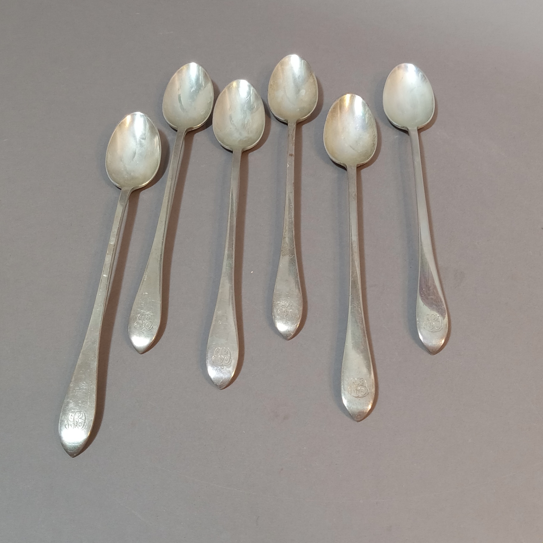 Sterling Dominick & Haff Flatware - Set/6 Iced Tea Spoons - image 2 of 7
