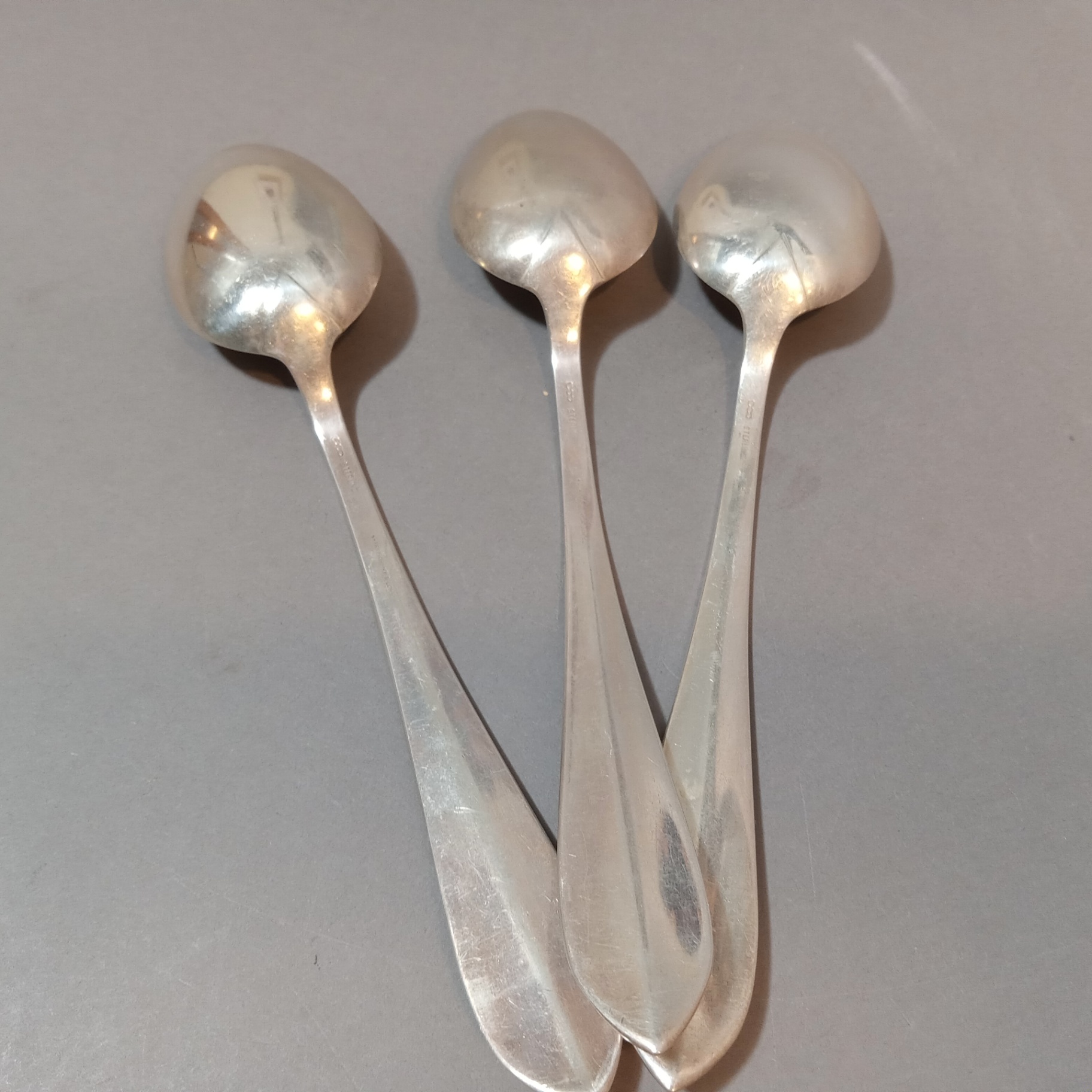 Sterling Dominick & Haff Flatware - Set/3 Serving Spoons - image 4 of 5