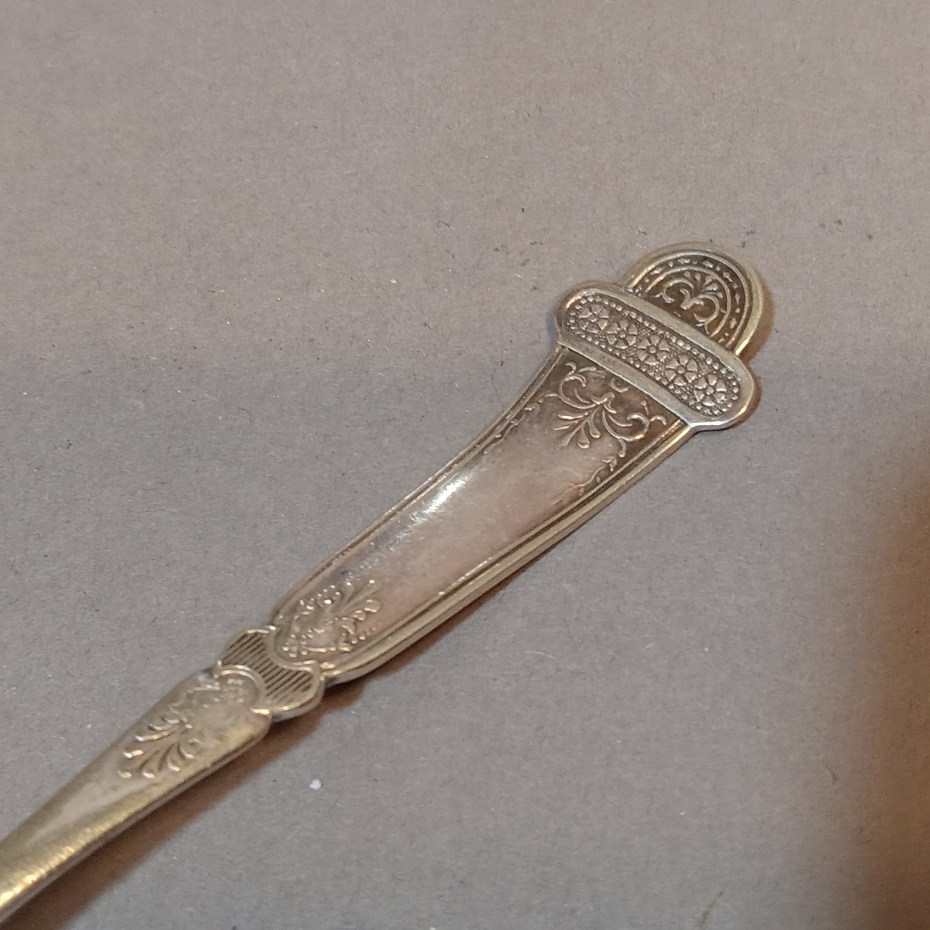 Antique Sterling & Blue Glass Jam Jar - image 9 of 11