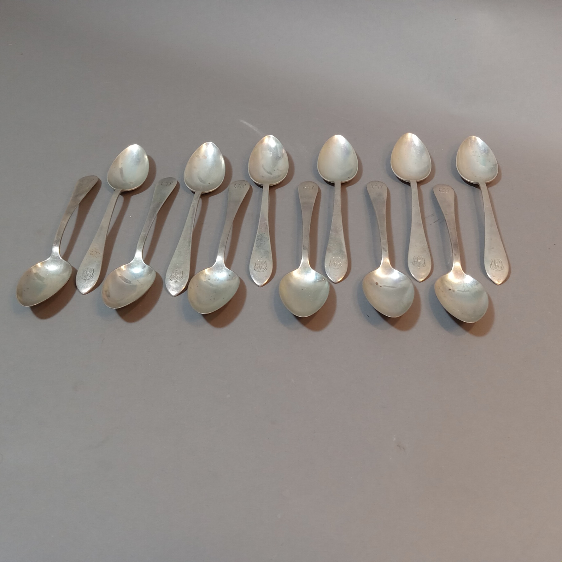 Sterling Dominick & Haff Flatware - Set/12 Tea Spoons - image 2 of 6