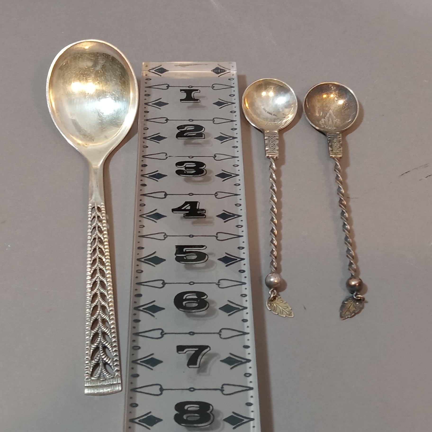 Scandinavian Silver Spoons - image 12 of 12