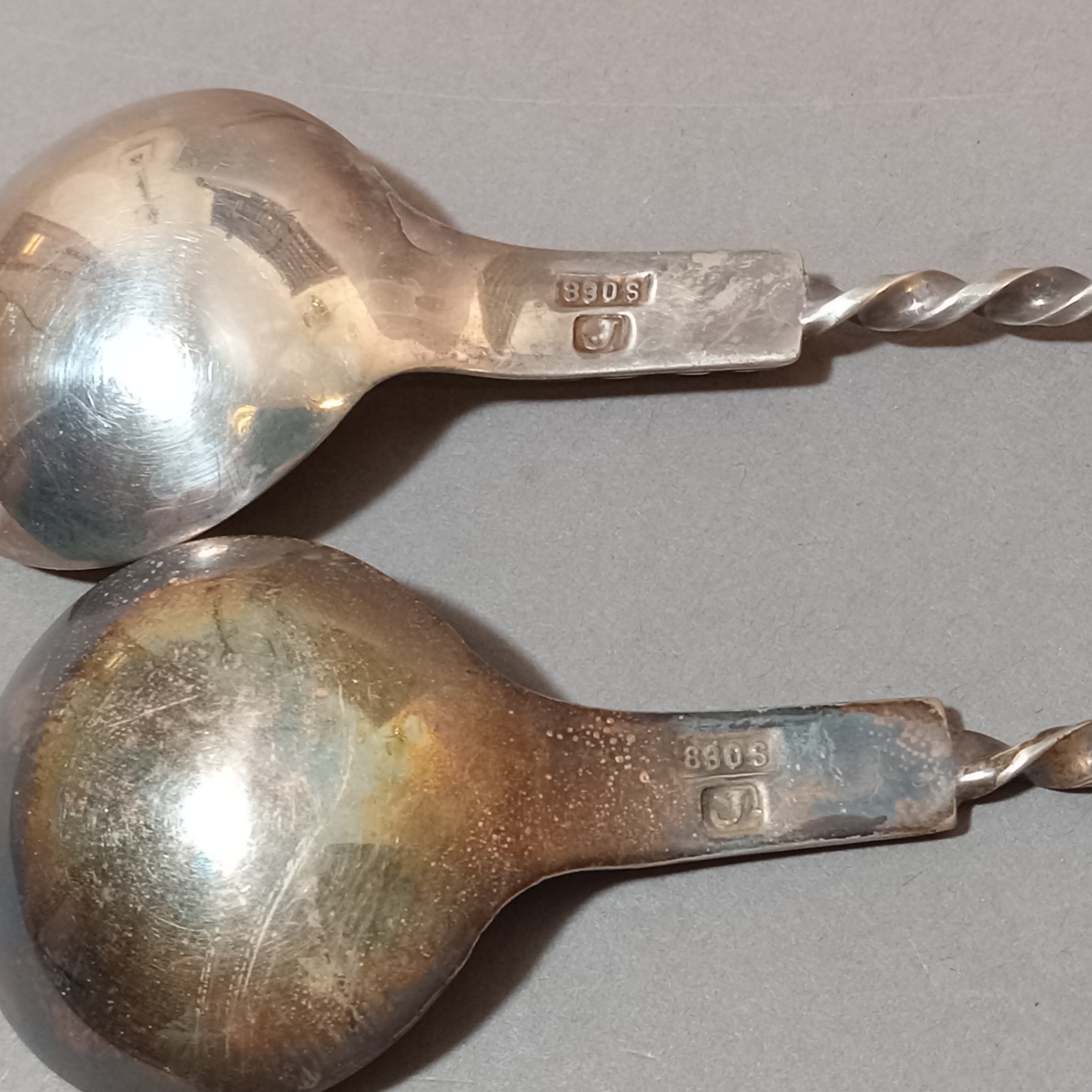 Scandinavian Silver Spoons - image 4 of 12