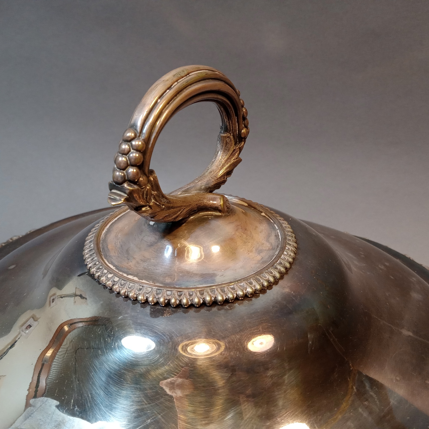 Antique 3-Compartment Vegetable Dish circa 1845 - image 6 of 11