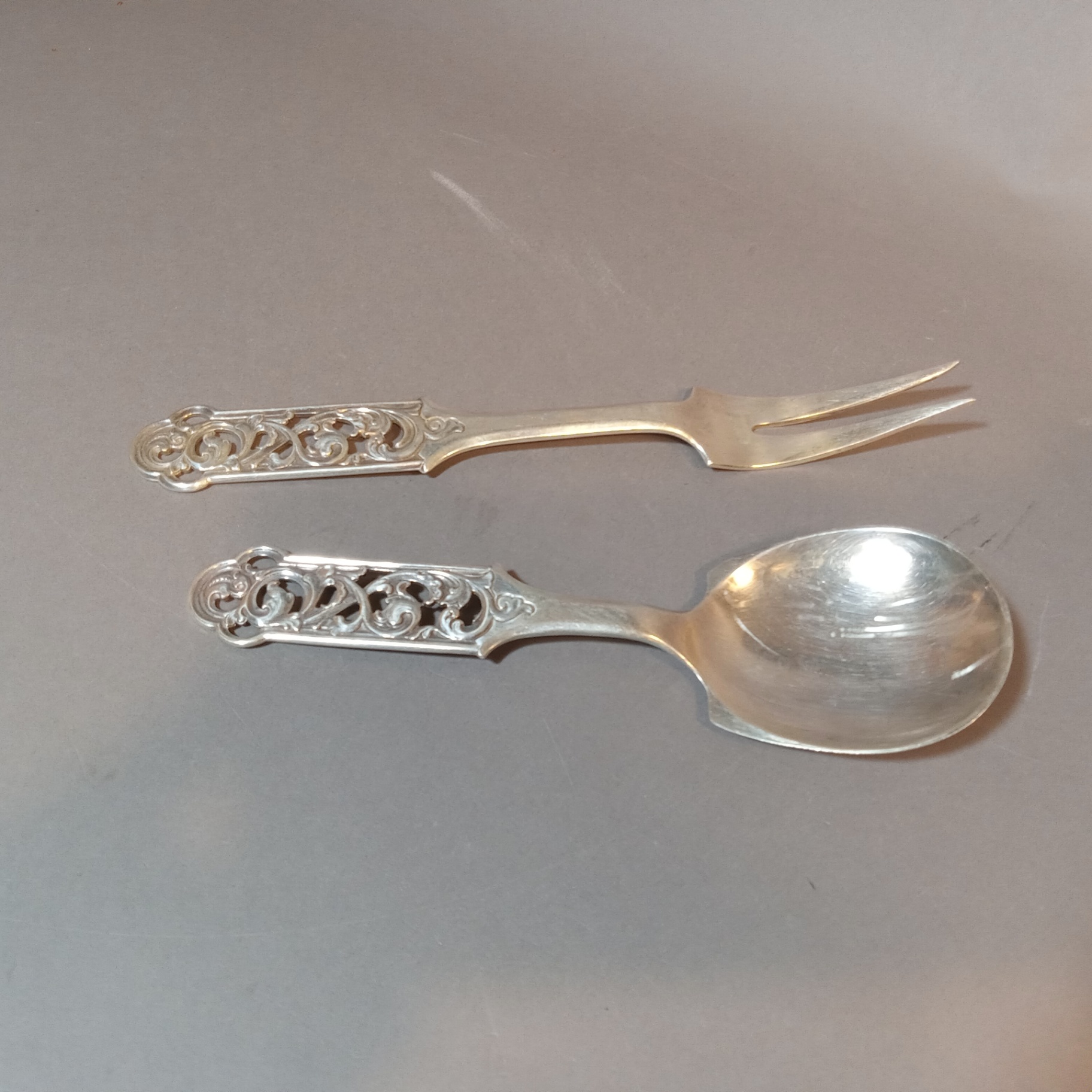 Scandinavian Silver Flatware - image 2 of 21