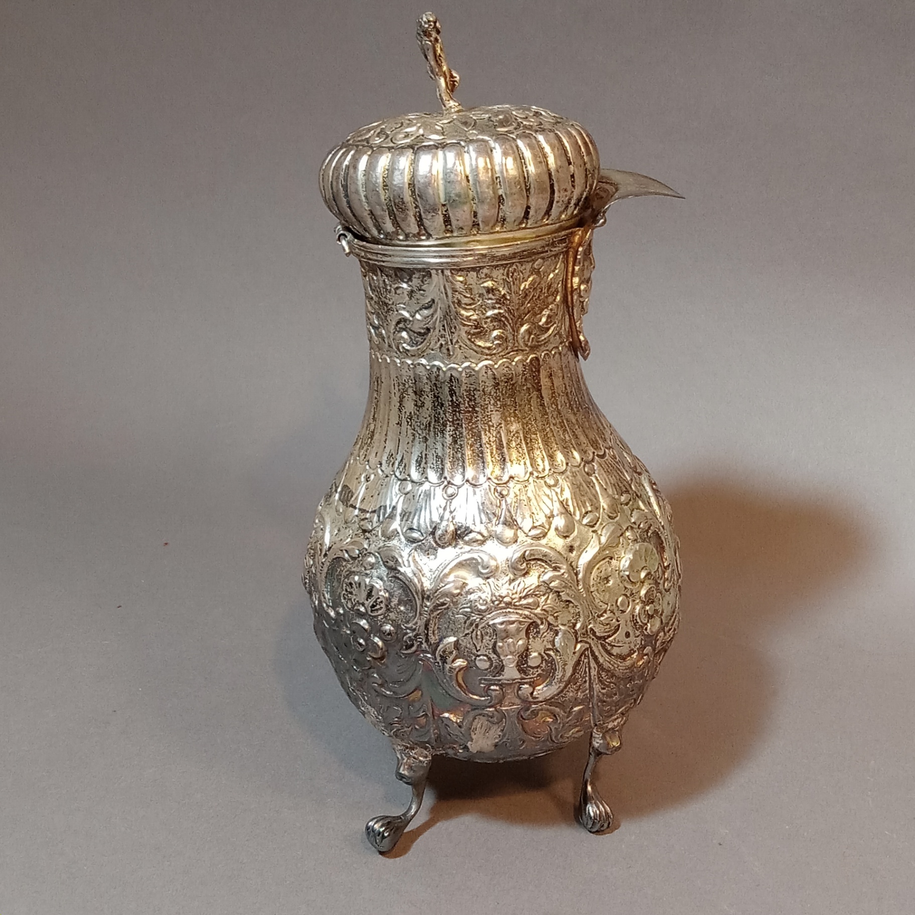 19th Century Dutch Silver Chocolate Pot - image 7 of 13