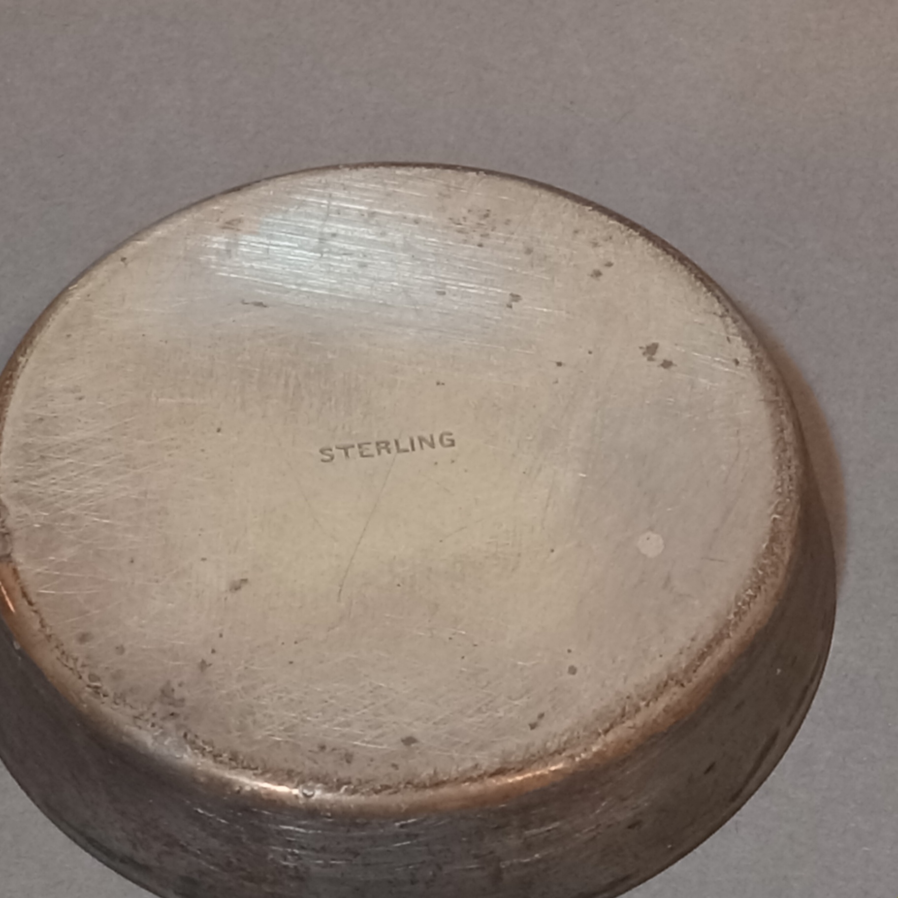 Antique Sterling Coasters W Monogram - image 5 of 6