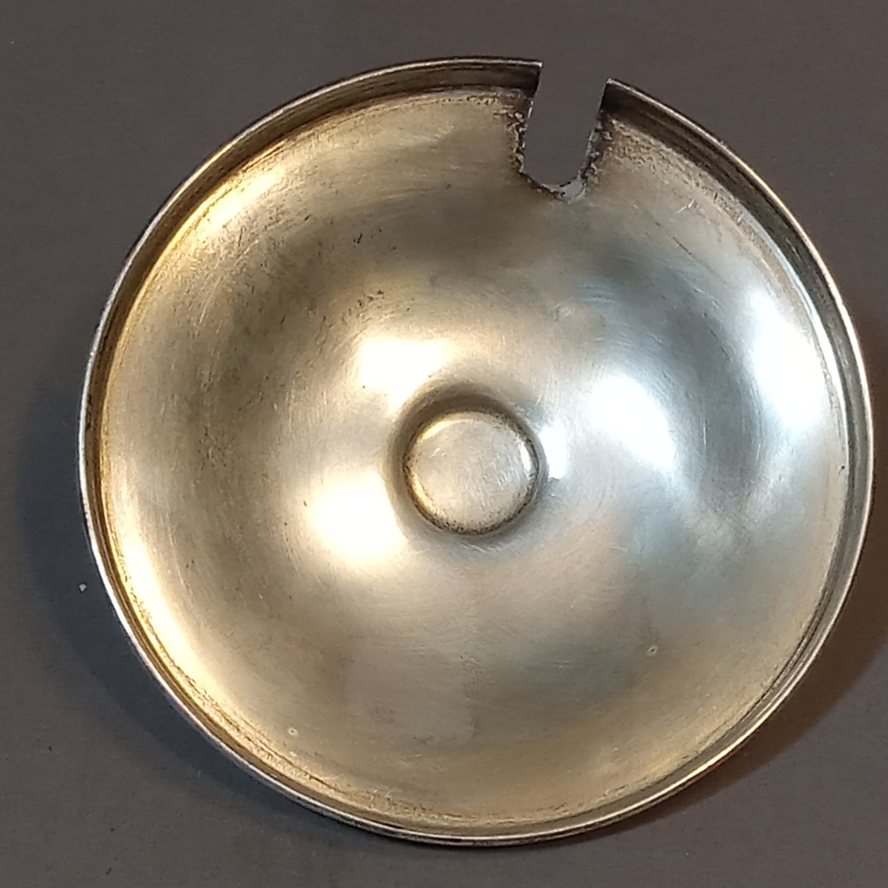 Antique Sterling & Blue Glass Jam Jar - image 7 of 11