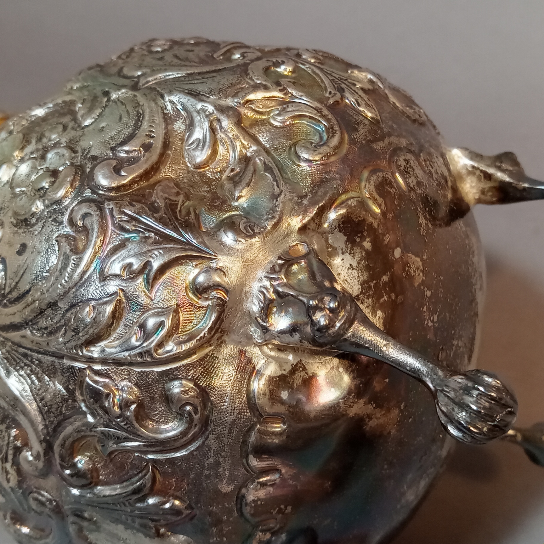 19th Century Dutch Silver Chocolate Pot - image 11 of 13