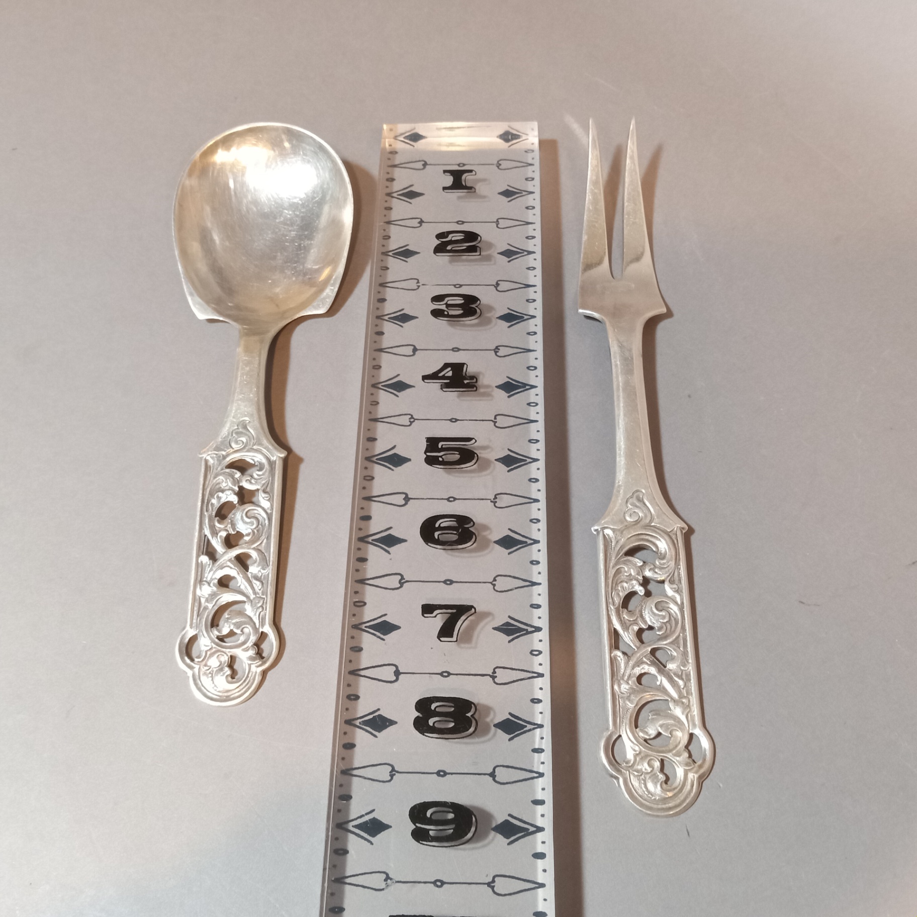 Scandinavian Silver Flatware - image 6 of 21