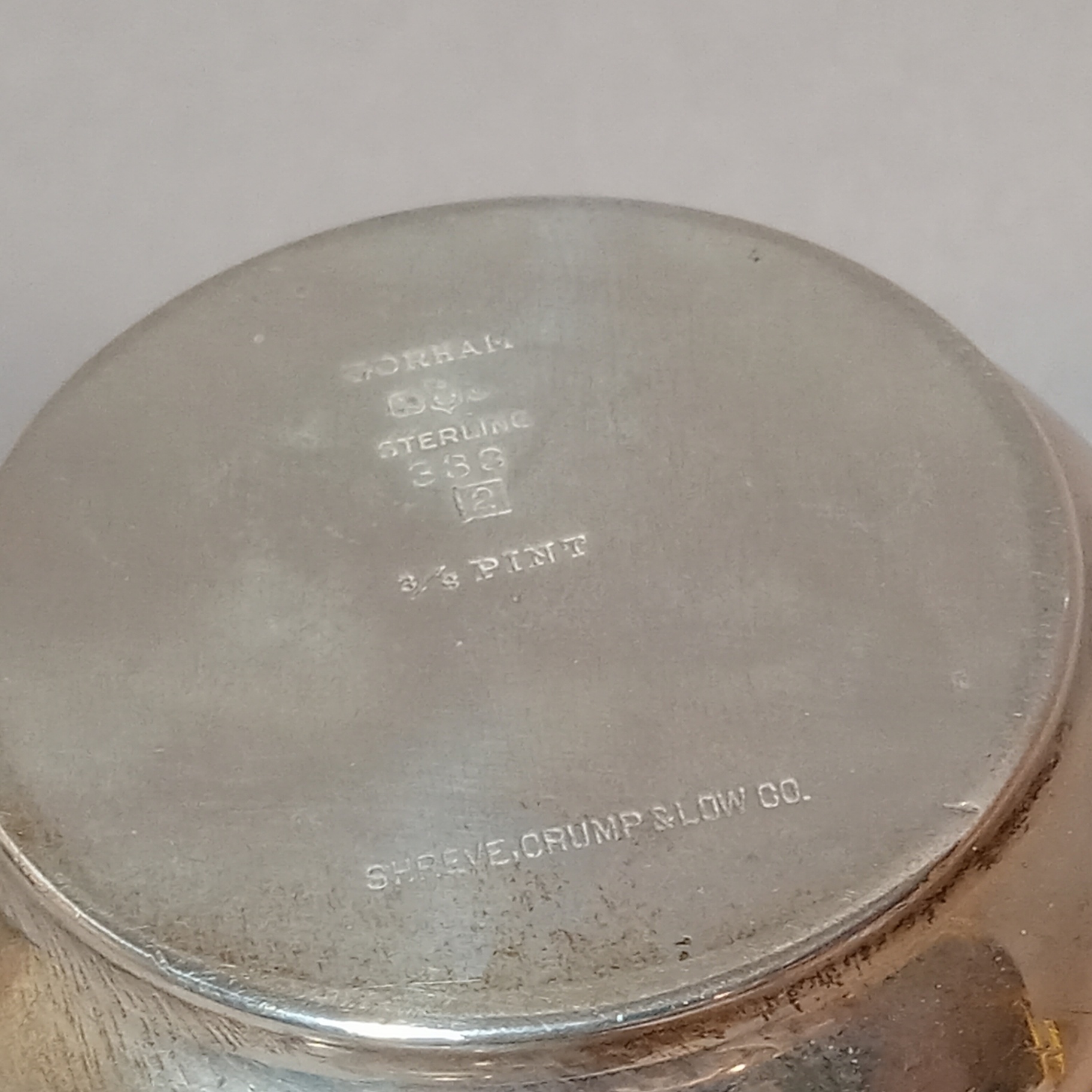 Gorham Sterling Hollowware Creamer & Sugar Bowl - image 10 of 12