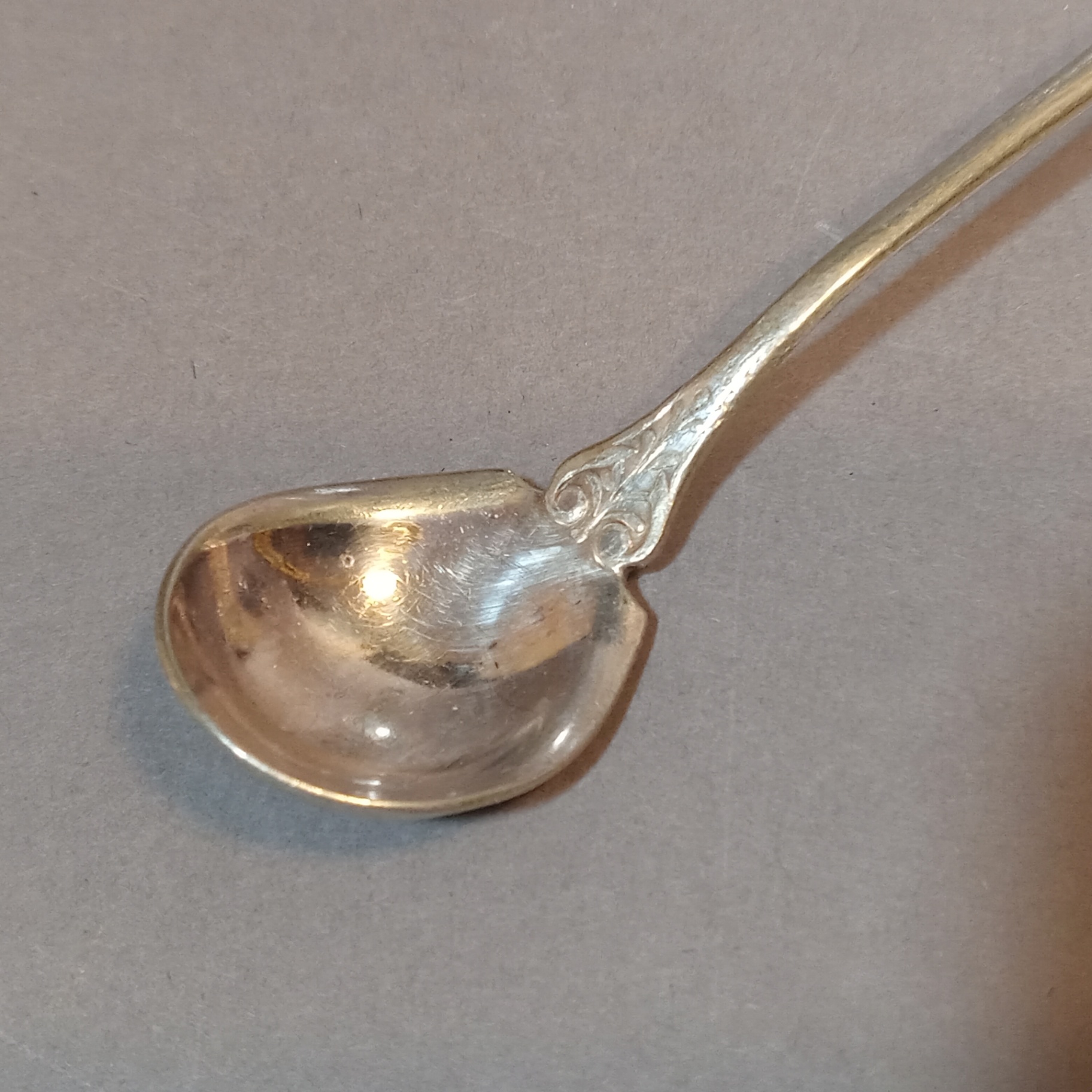 Antique Sterling & Blue Glass Jam Jar - image 10 of 11