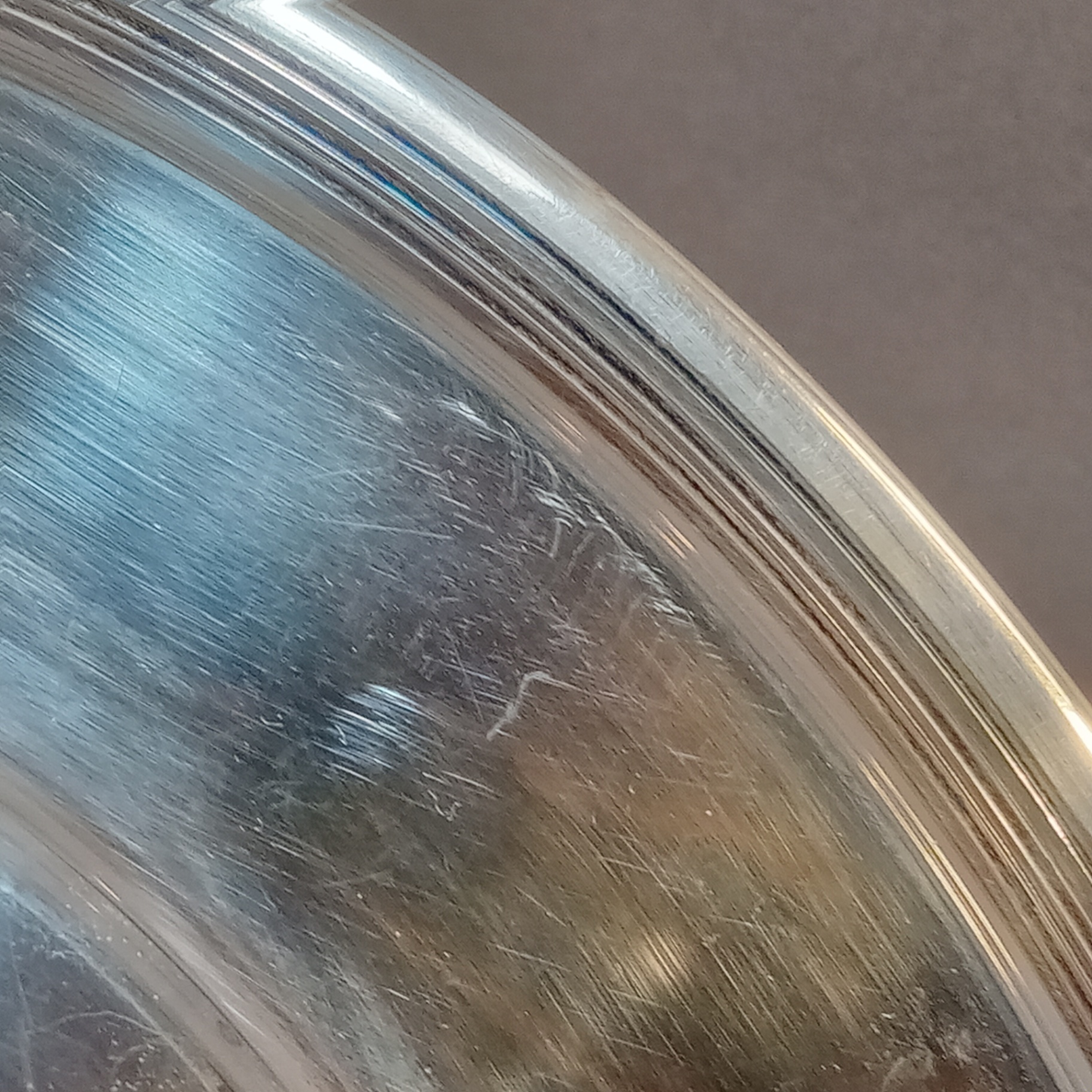 Sterling Silver Charger w/ W Monogram - image 2 of 5