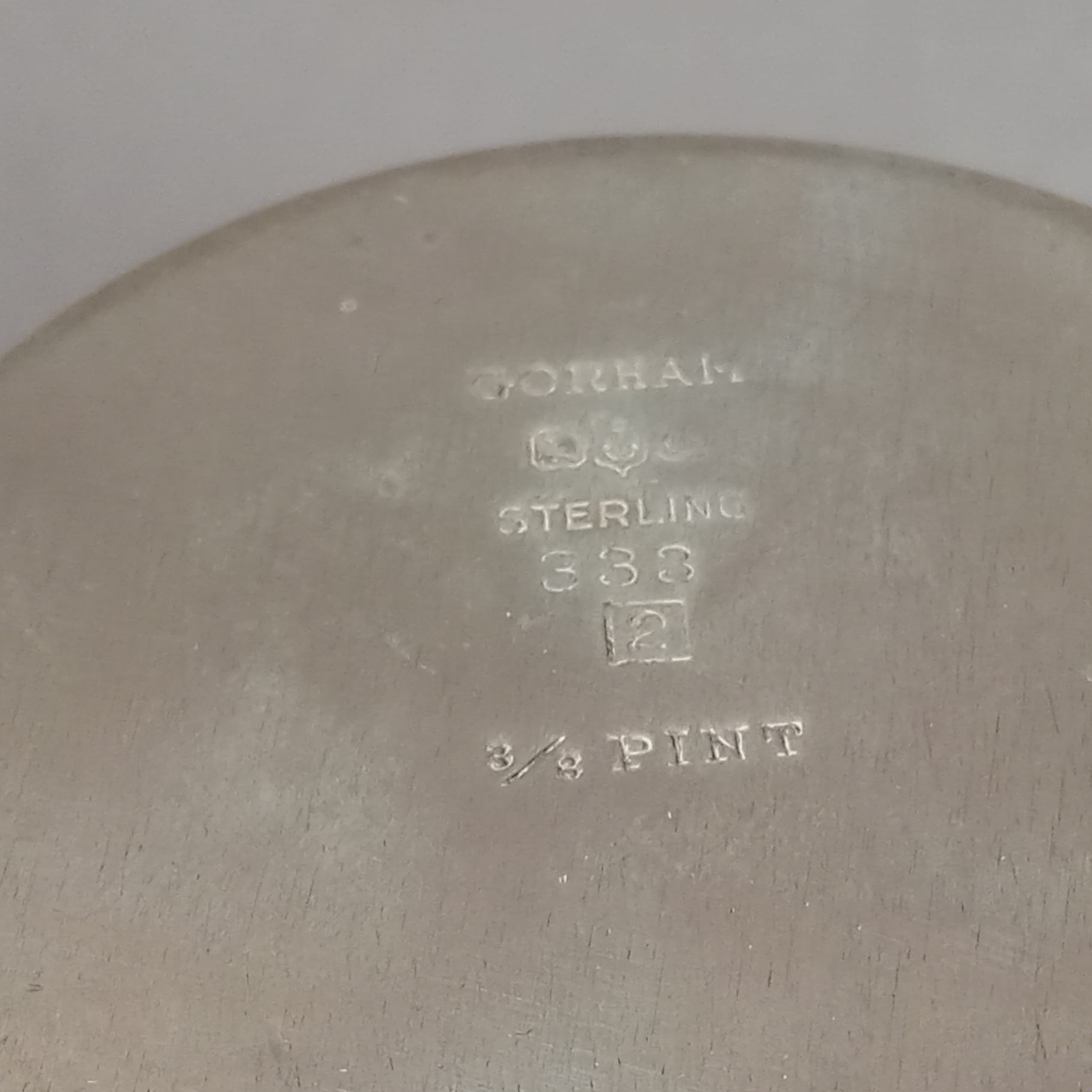 Gorham Sterling Hollowware Creamer & Sugar Bowl - image 11 of 12