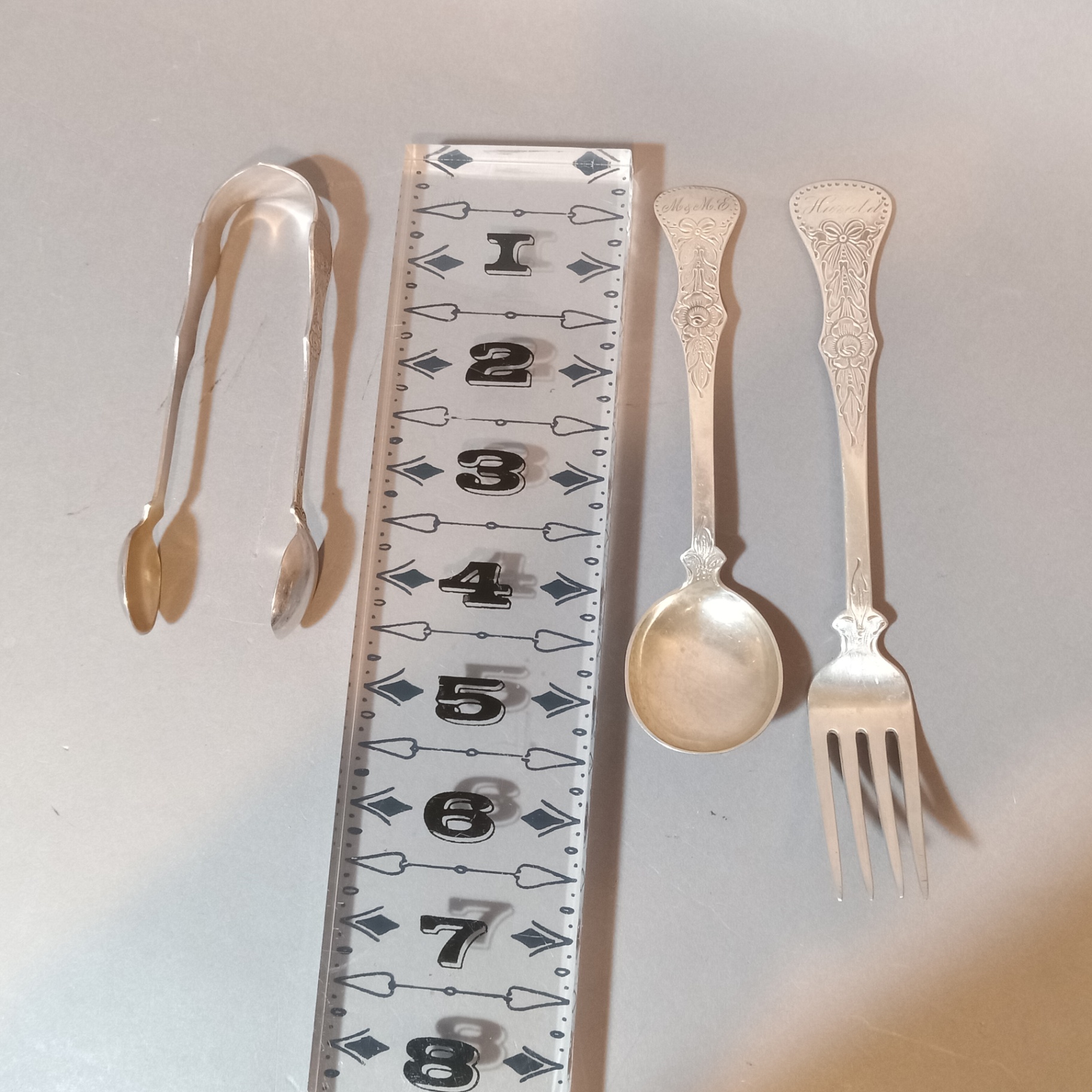 Scandinavian Cabbage Rose & Bow Flatware - image 5 of 18