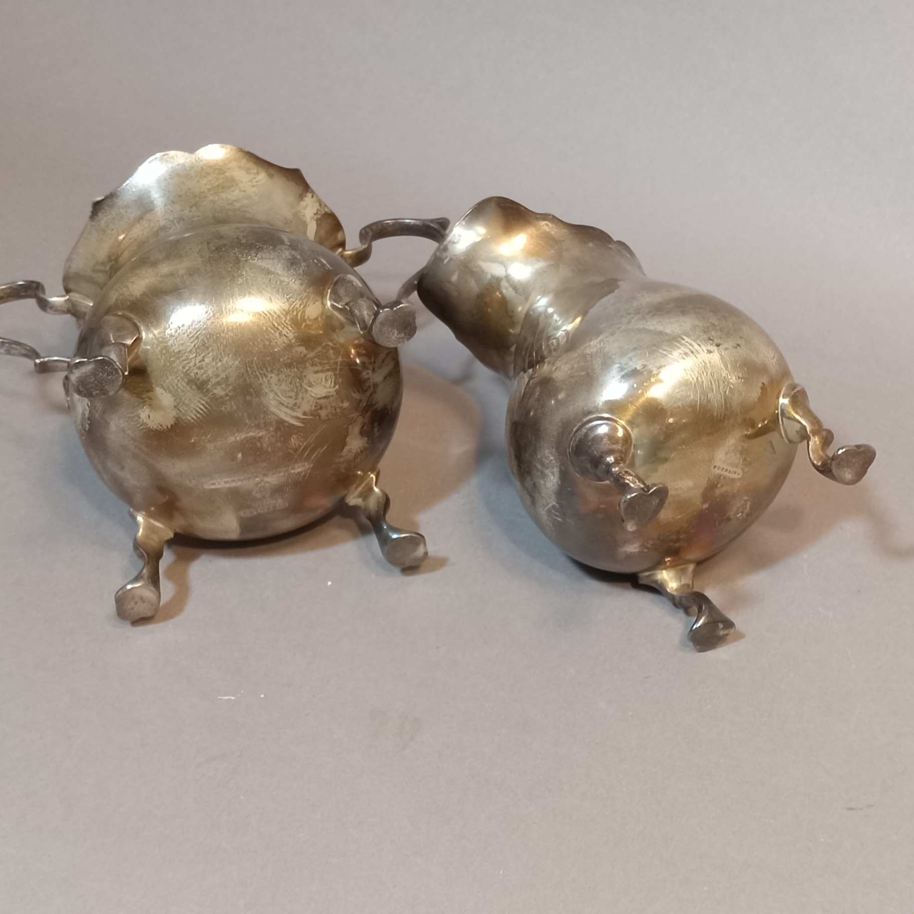 Maynard & Potter Inc. Sterling Creamer & Sugar Bowl - image 4 of 7