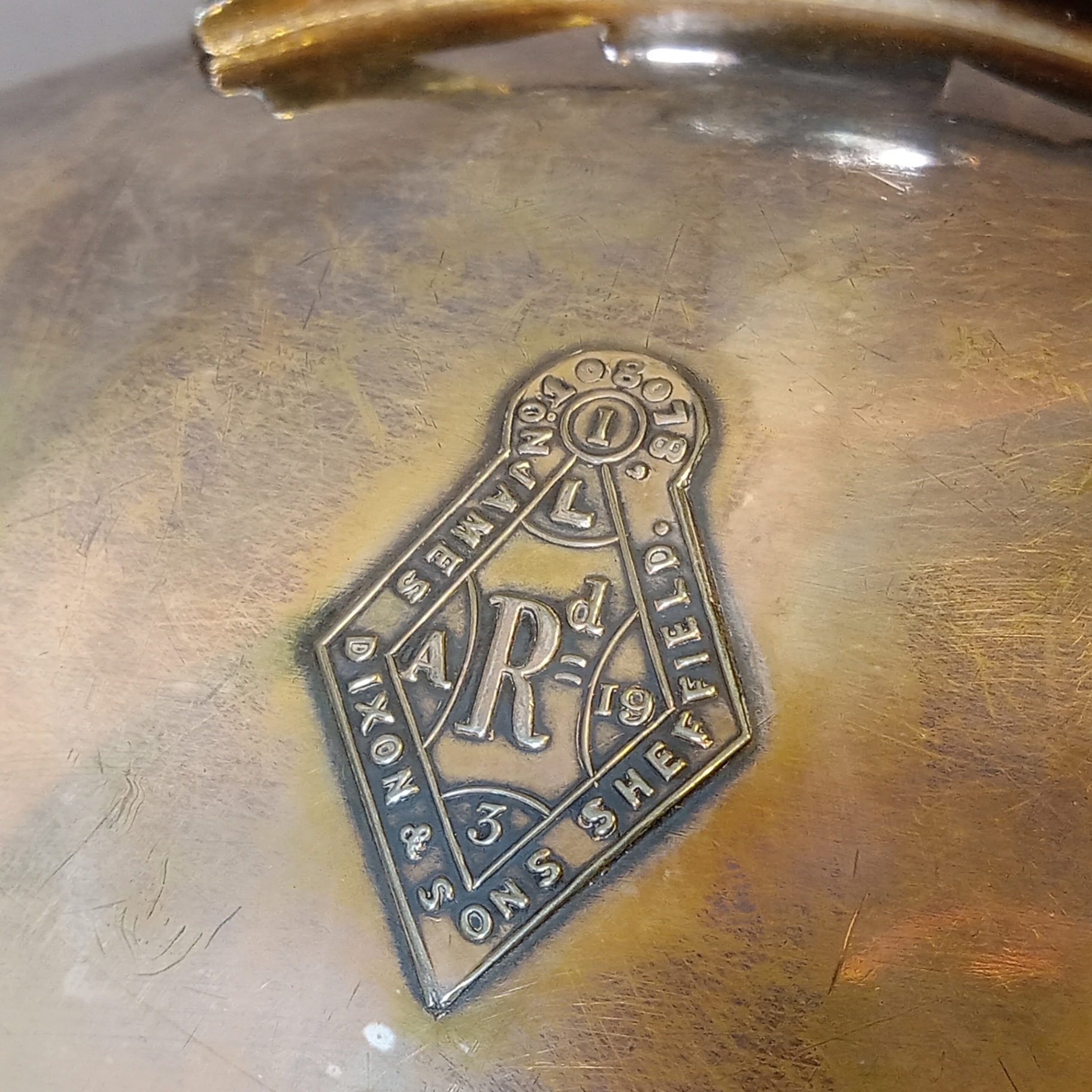 Antique 3-Compartment Vegetable Dish circa 1845 - image 9 of 11