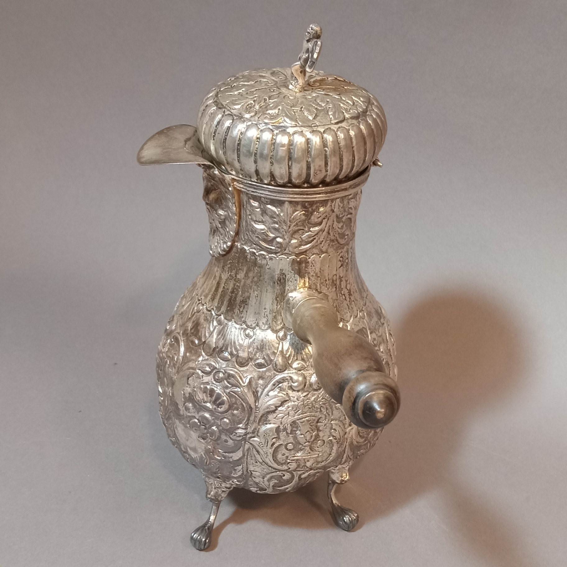 19th Century Dutch Silver Chocolate Pot - image 3 of 13