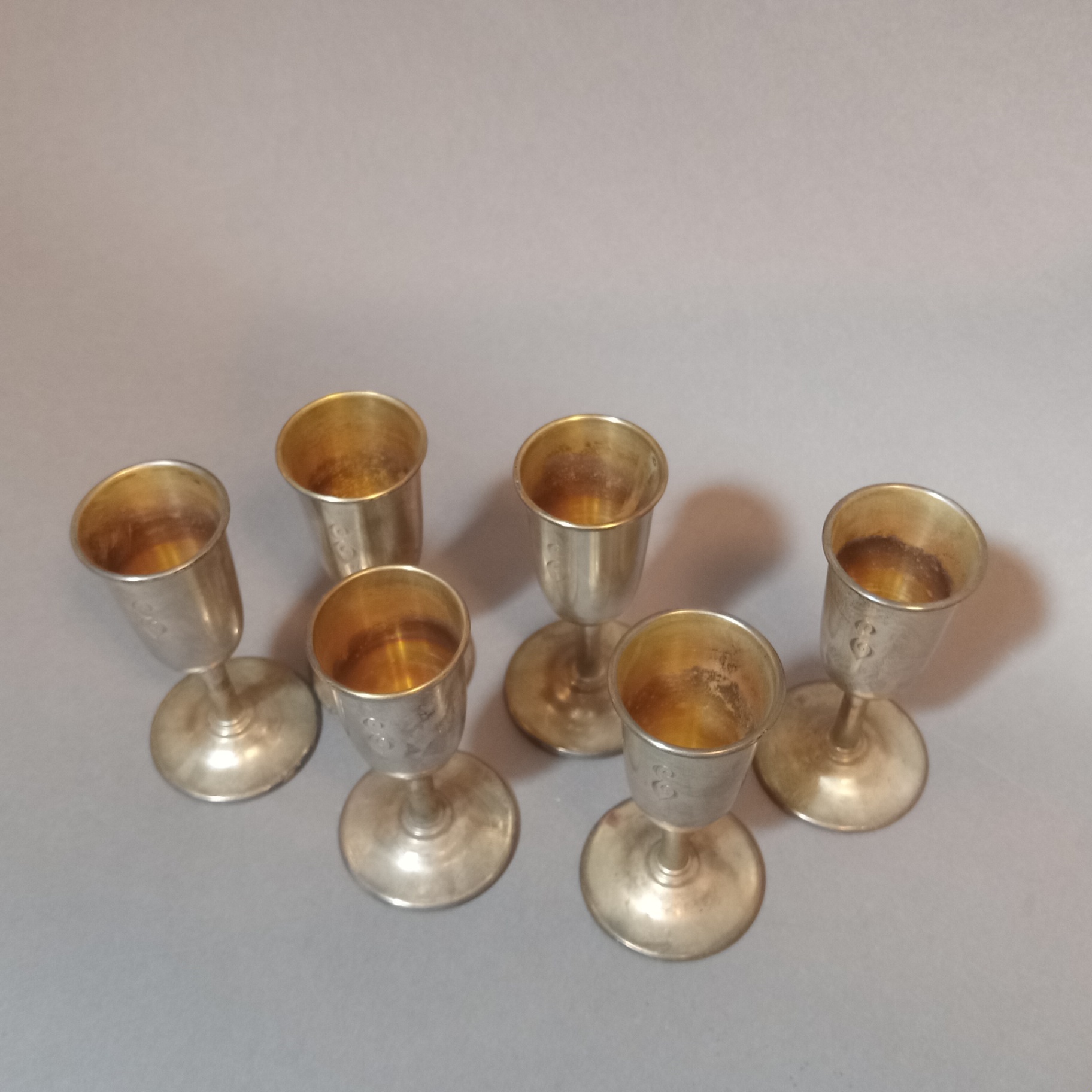 Antique Webster Sterling Cordial Cups - image 2 of 7