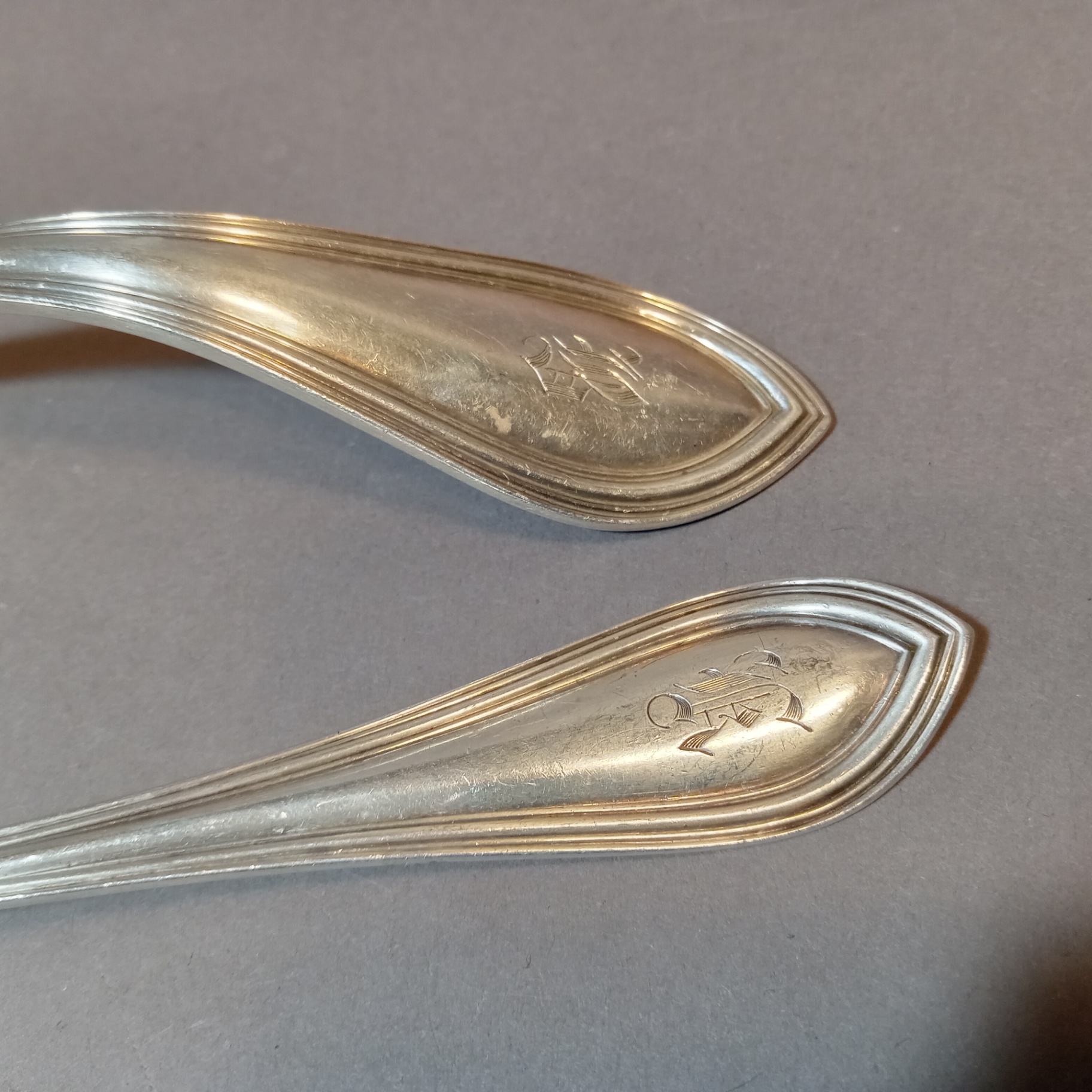 Antique A. Stowell & Co. Sterling Servers - image 3 of 8