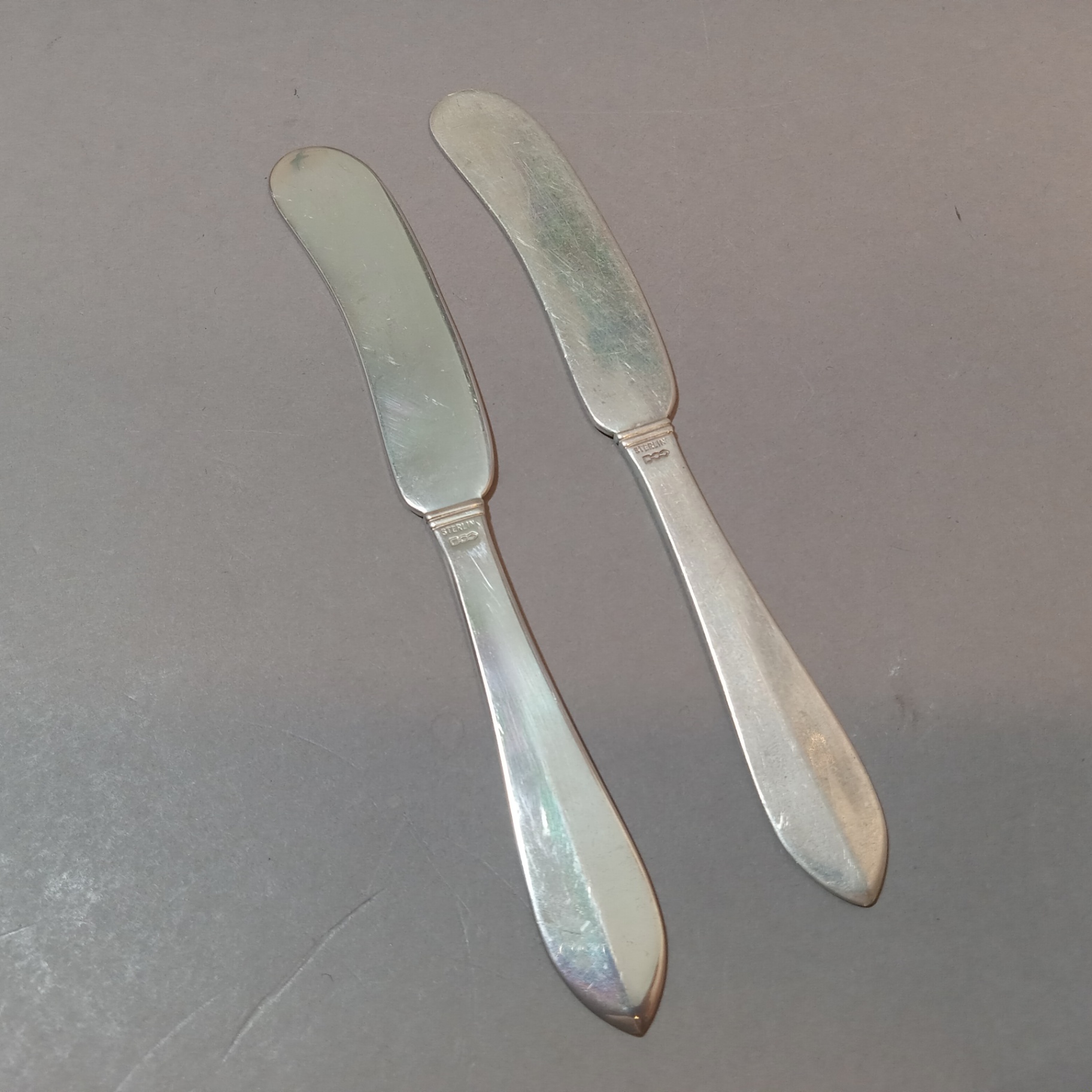 Sterling Dominick & Haff Flatware - Set/11 Butter Spreaders - image 5 of 6