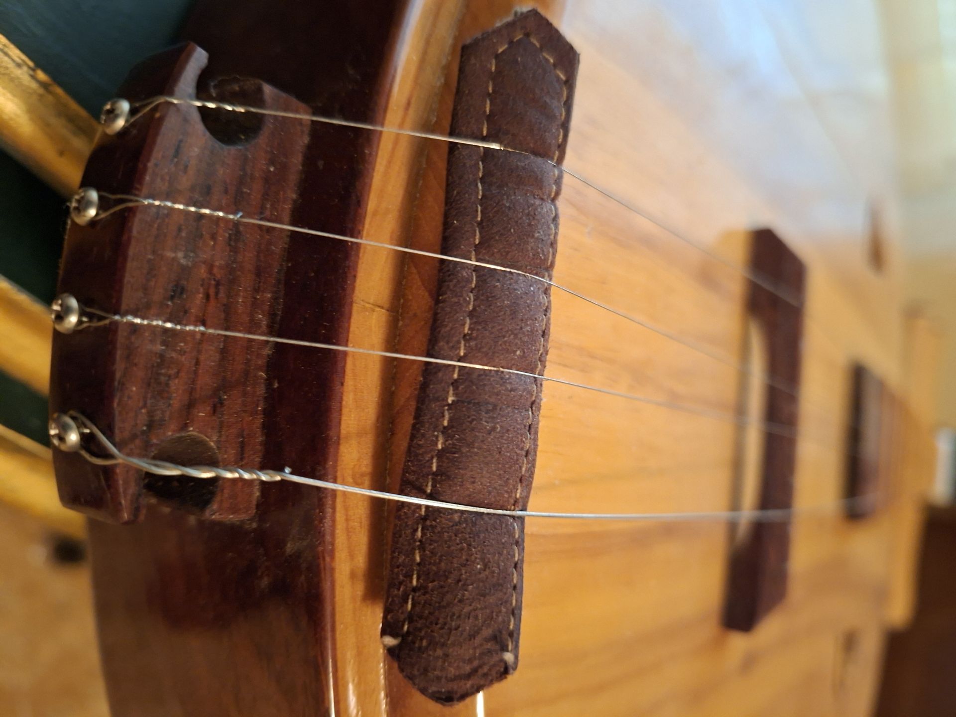 Wooden Round-Body String Instrument, Chinese Zhong RUAN, Handmade, Stunning! - image 8 of 8