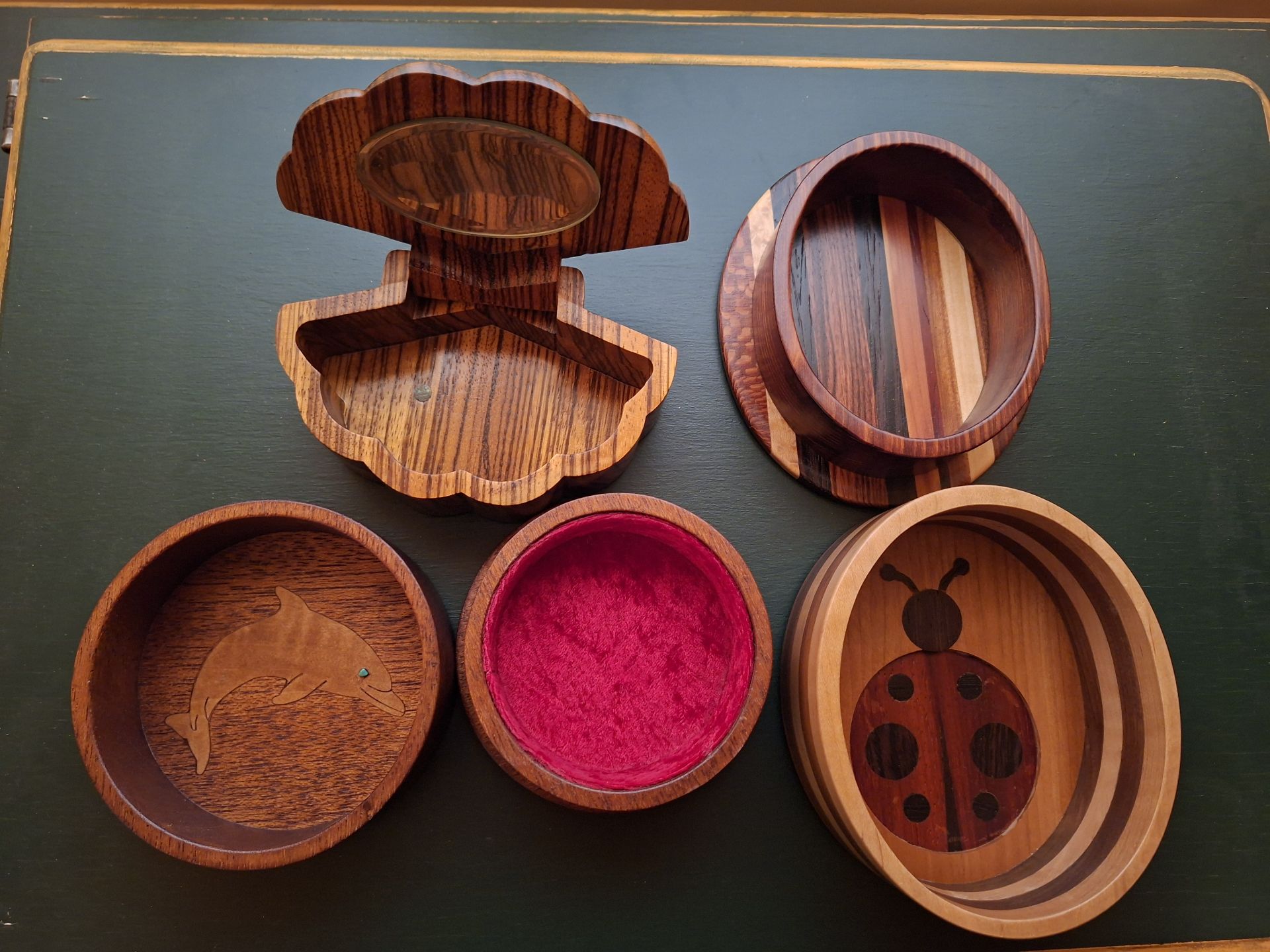 Handcrafted Wooden Decorative Boxes and Bowls - image 2 of 7