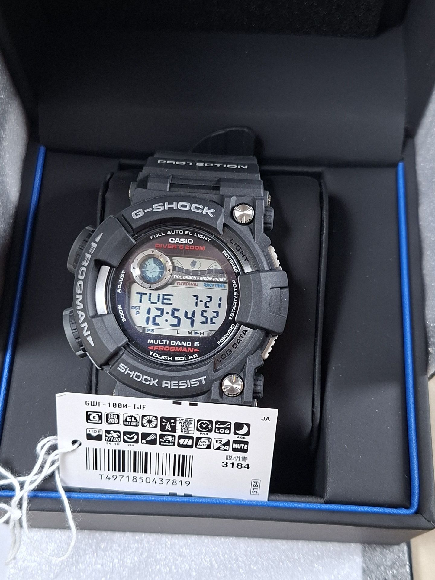 Casio G-Shock Frogman GWF-1000-1JF Digital Watch - image 1 of 9
