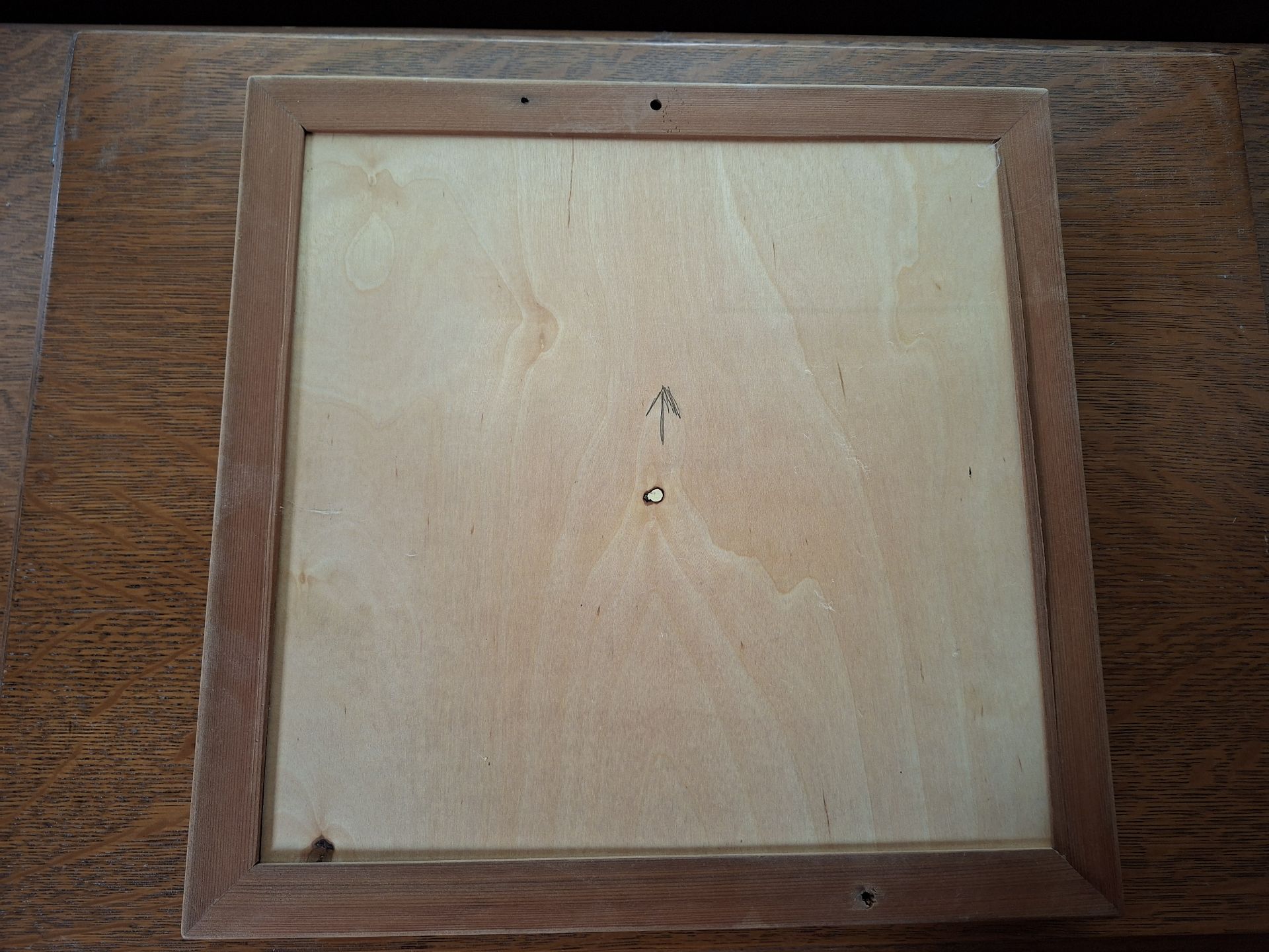 Framed Geometric Wood Carving Wall Art, Handmade By Local Artist - image 4 of 4