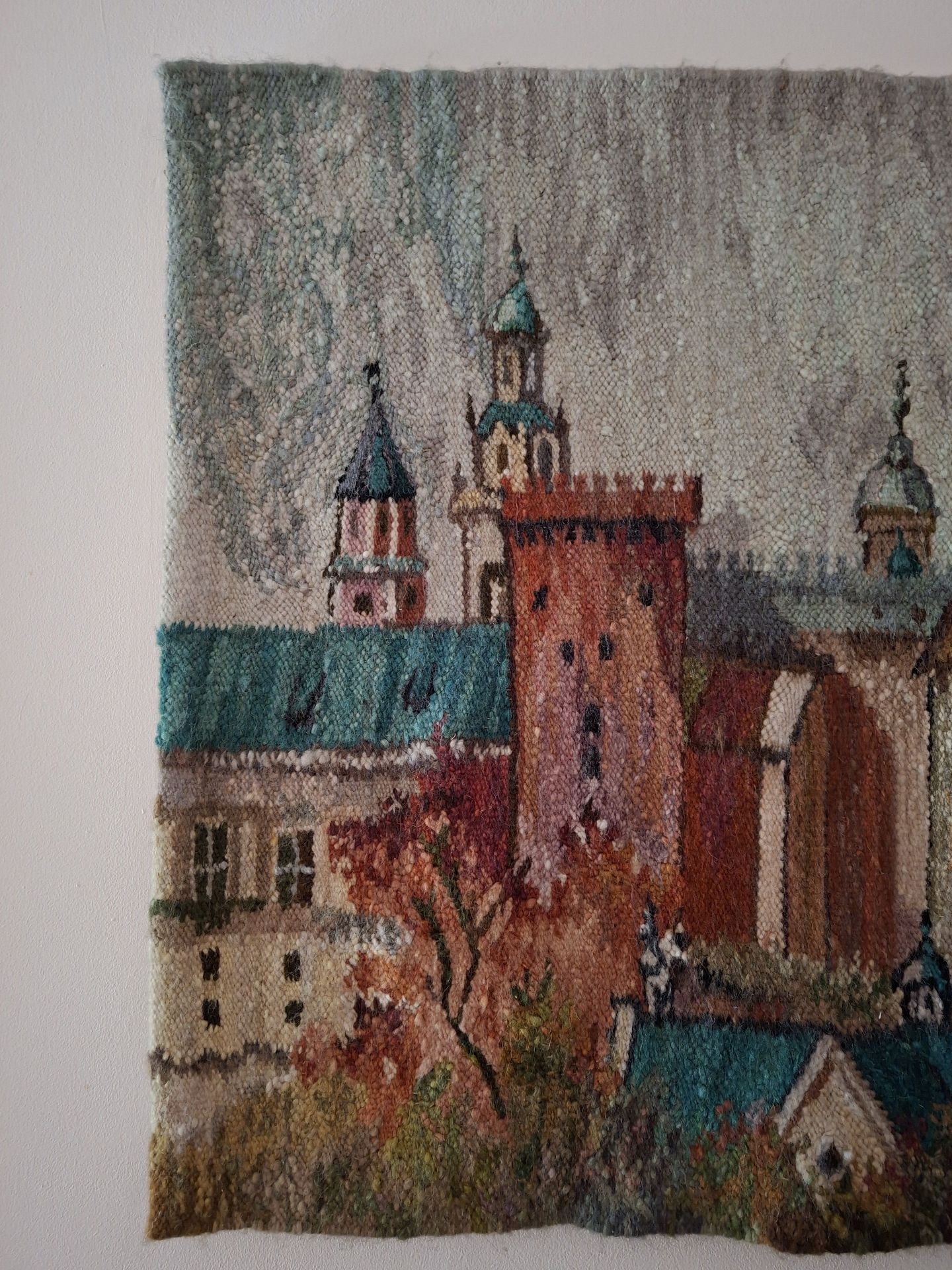 Woven Cityscape Wall Hanging - image 2 of 8