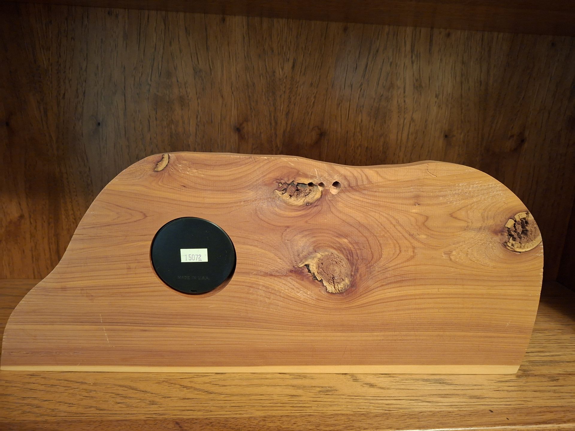 Hand-Carved Wooden Bird Clock - image 5 of 6
