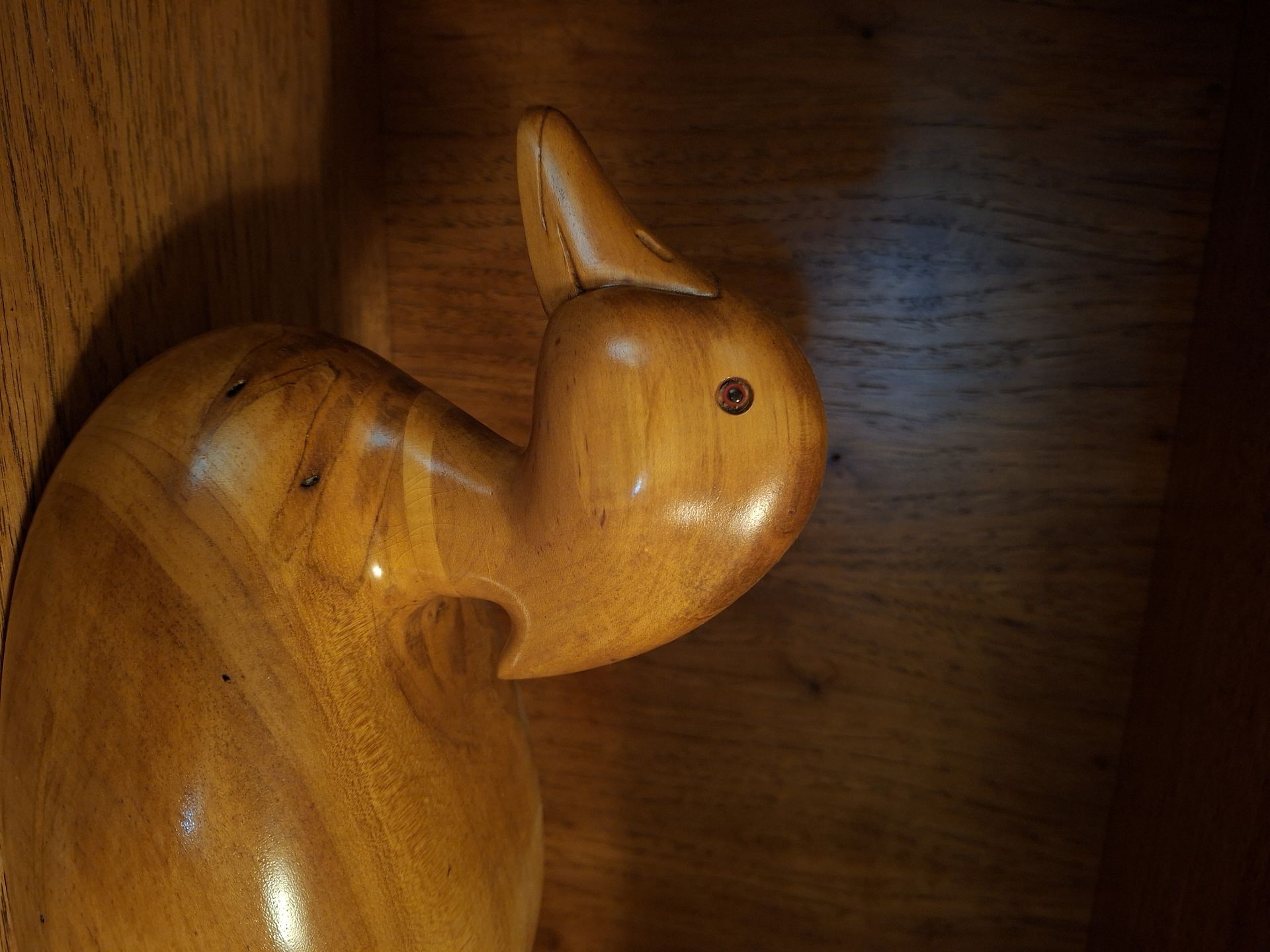 Handcrafted Wooden Duck Figurine - image 2 of 6