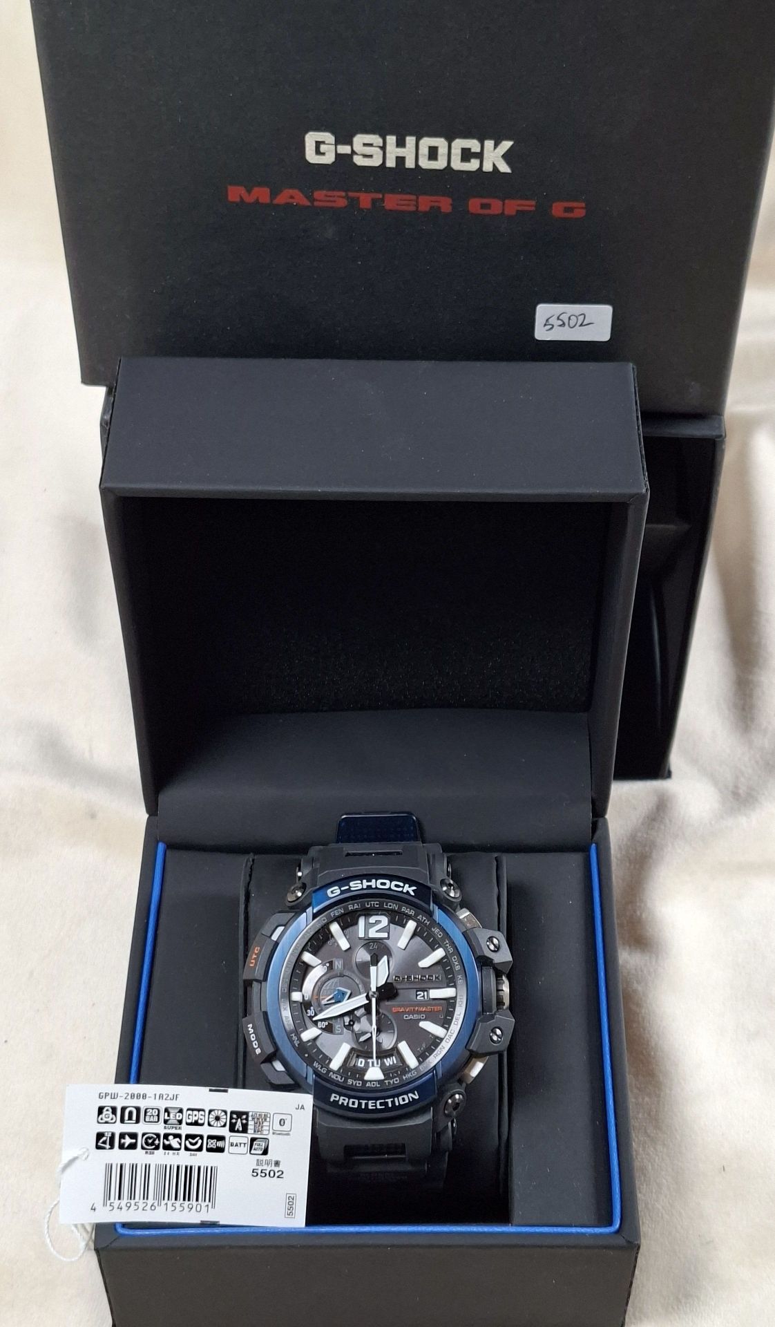 Casio G-Shock Master of G Gravitymaster Watch GPU-2000-1A2JF - image 1 of 9