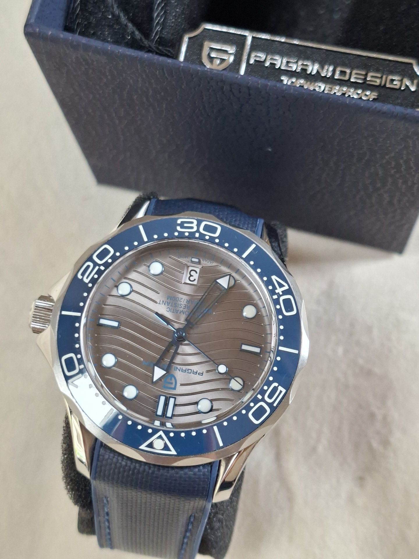 Pagani Design Automatic Wristwatch with Blue Strap - image 6 of 8