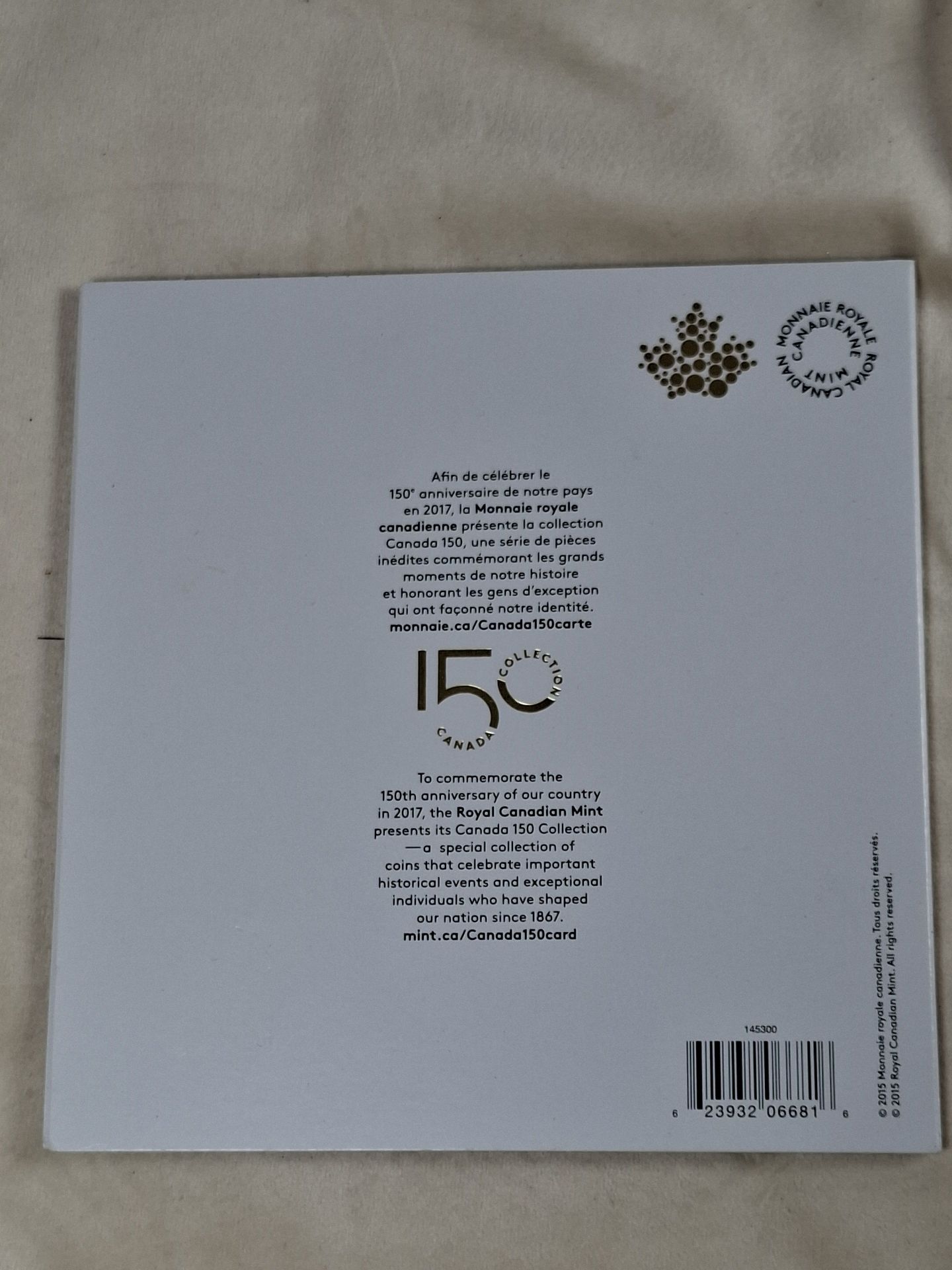 Royal Canadian Mint Sir John A. Macdonald 2015 $2 Coin Collection Card - image 5 of 5