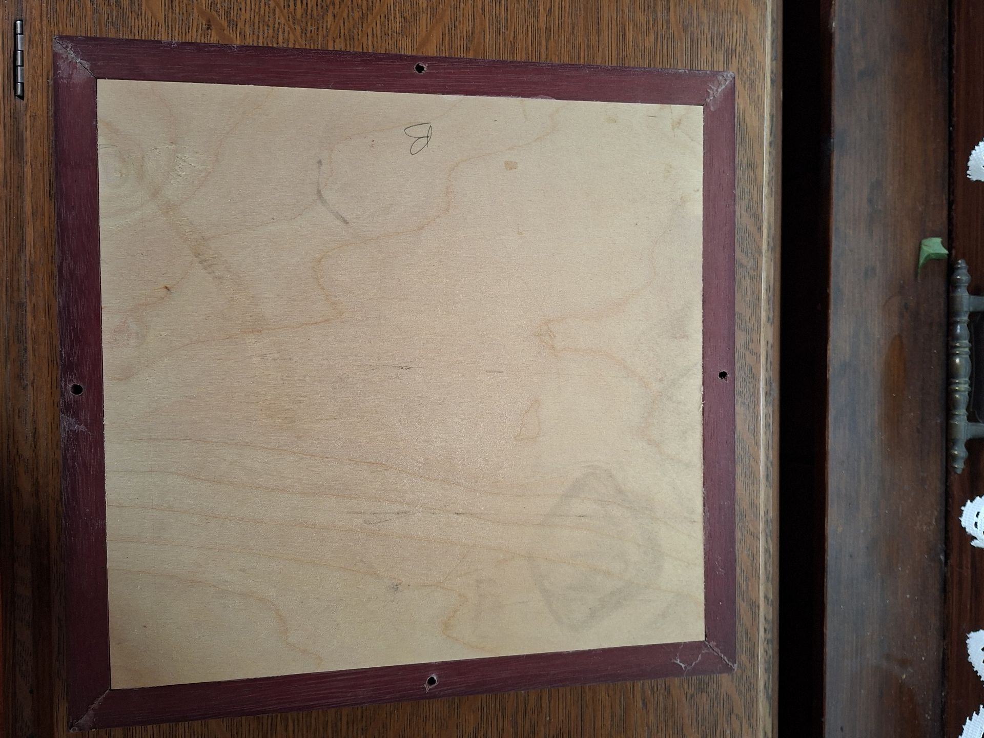Framed Wood Carving Wall Art Panel - image 5 of 5