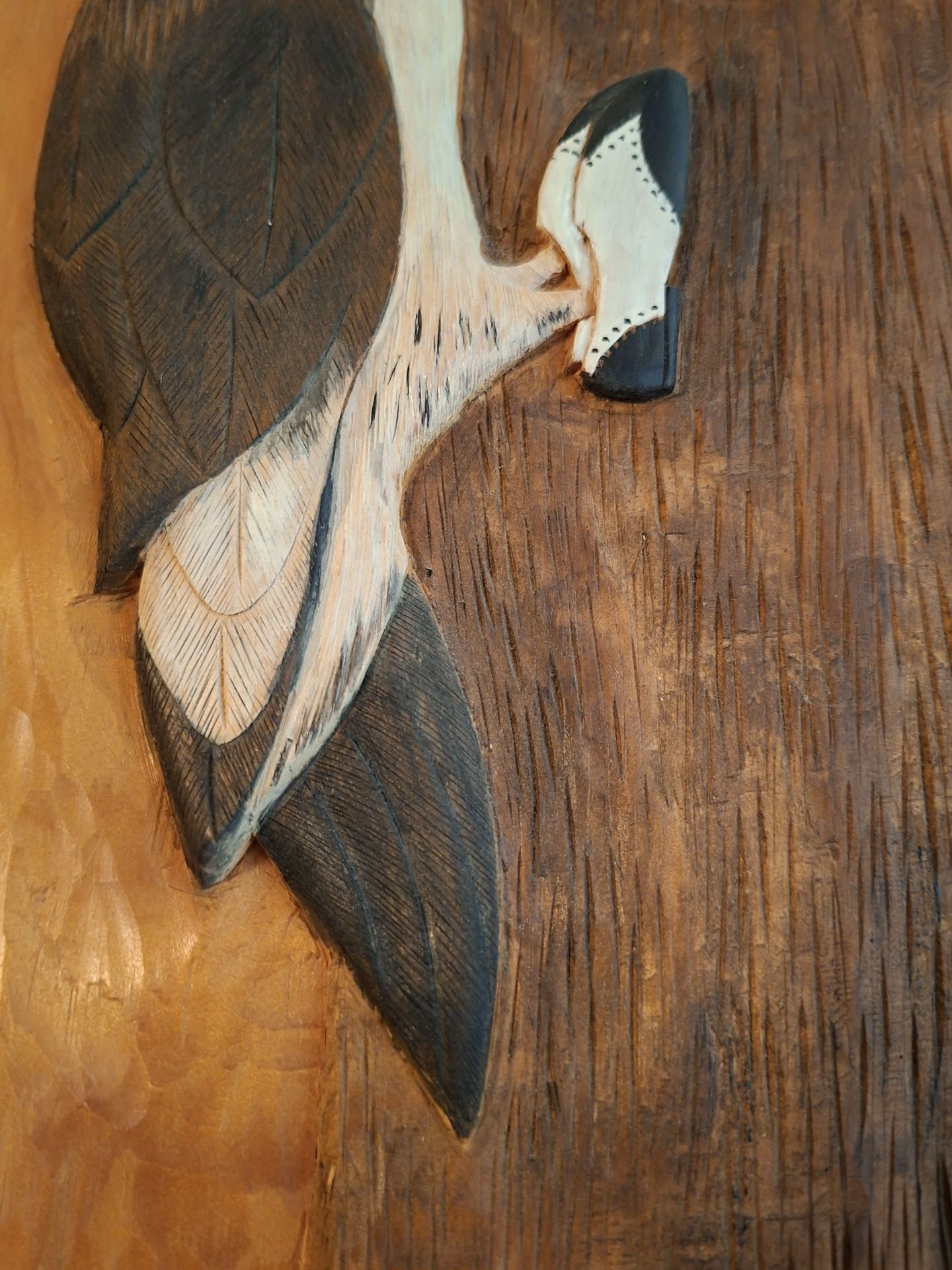 Hand-Carved Woodpecker Wall Plaque - image 4 of 6