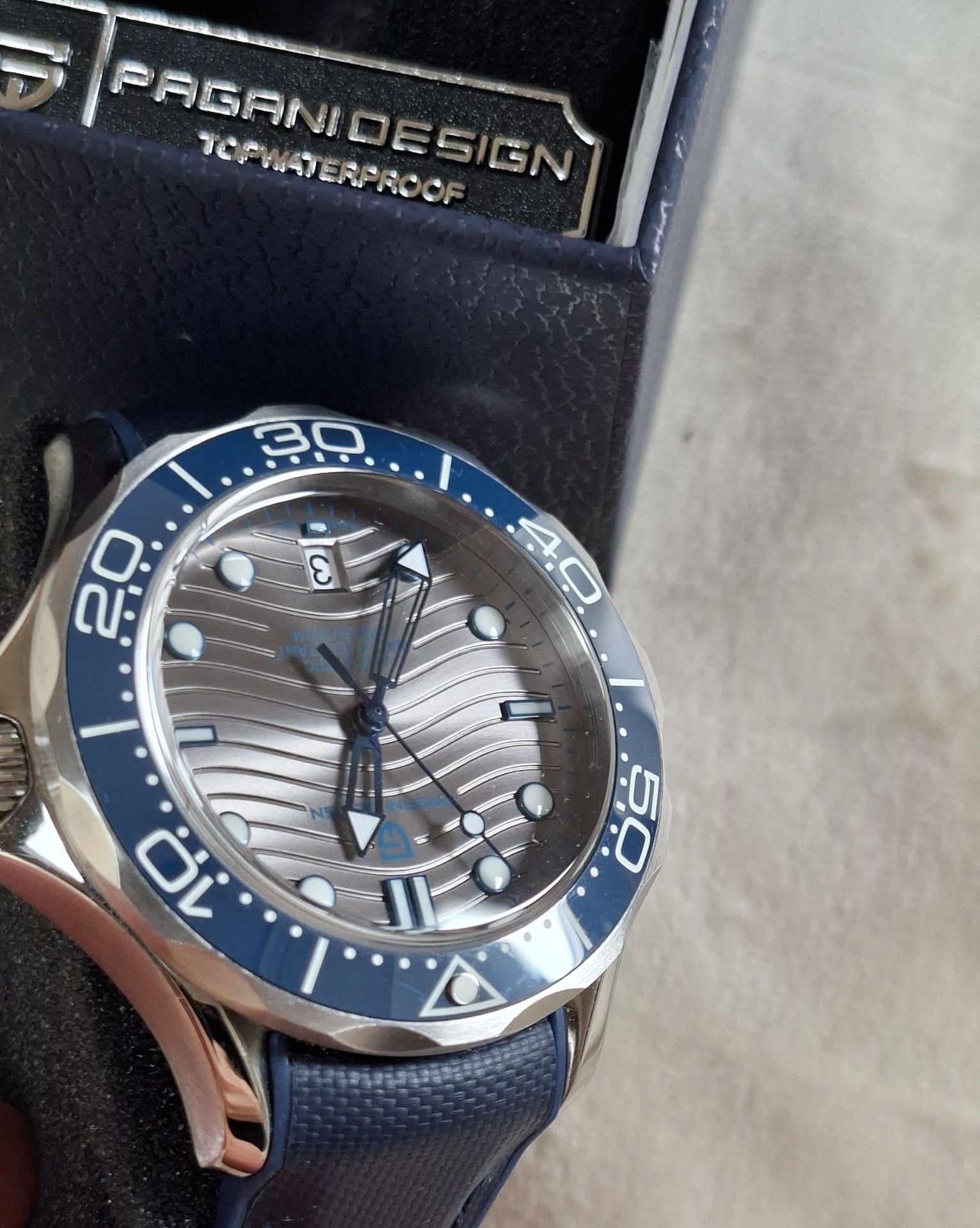 Pagani Design Automatic Wristwatch with Blue Strap - image 7 of 8