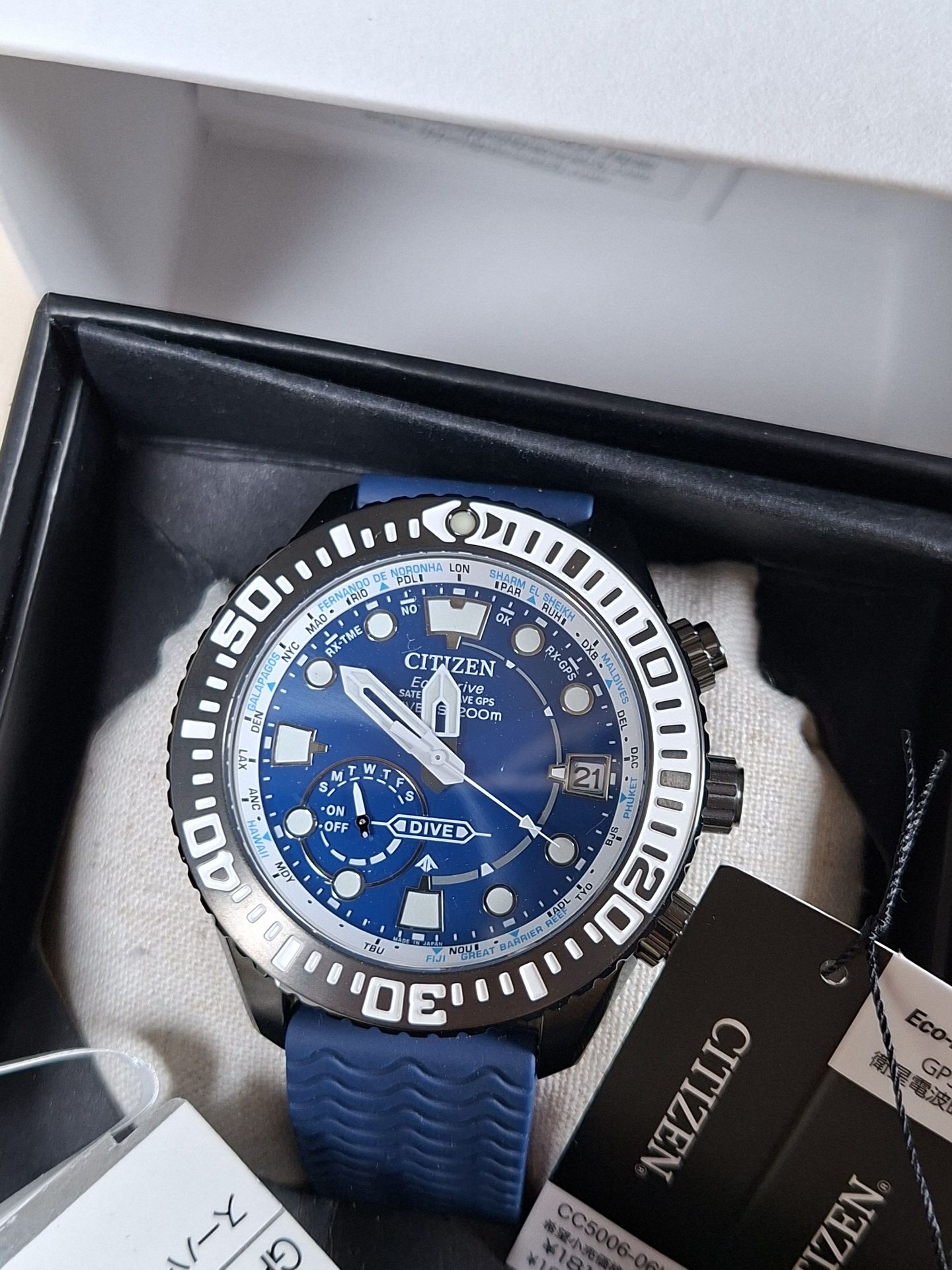 Citizen Eco-Drive GPS Diver Watch CC5006-06L - image 2 of 9