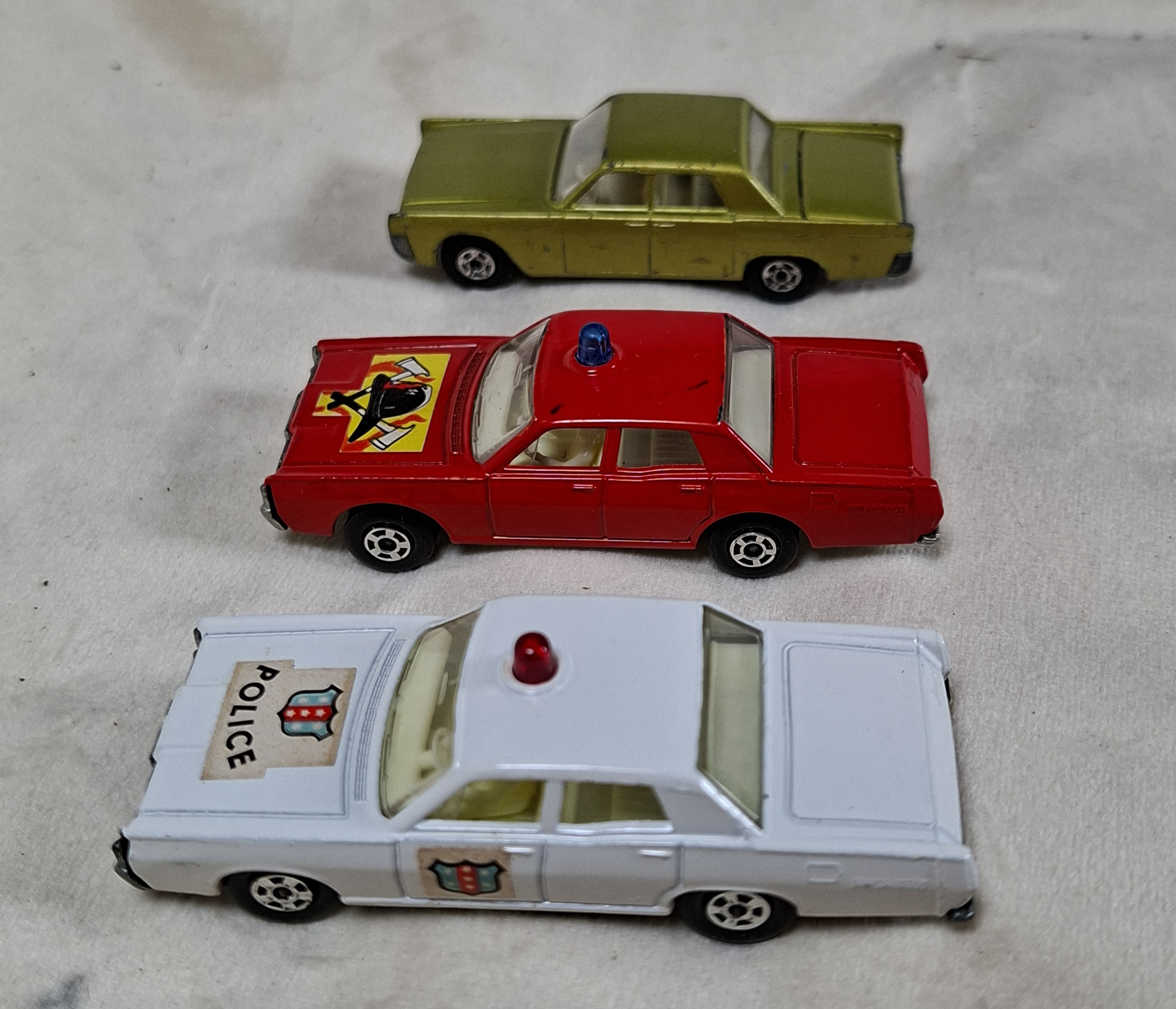 Three Vintage Matchbox Superfast Die-Cast Toy Cars - image 2 of 6