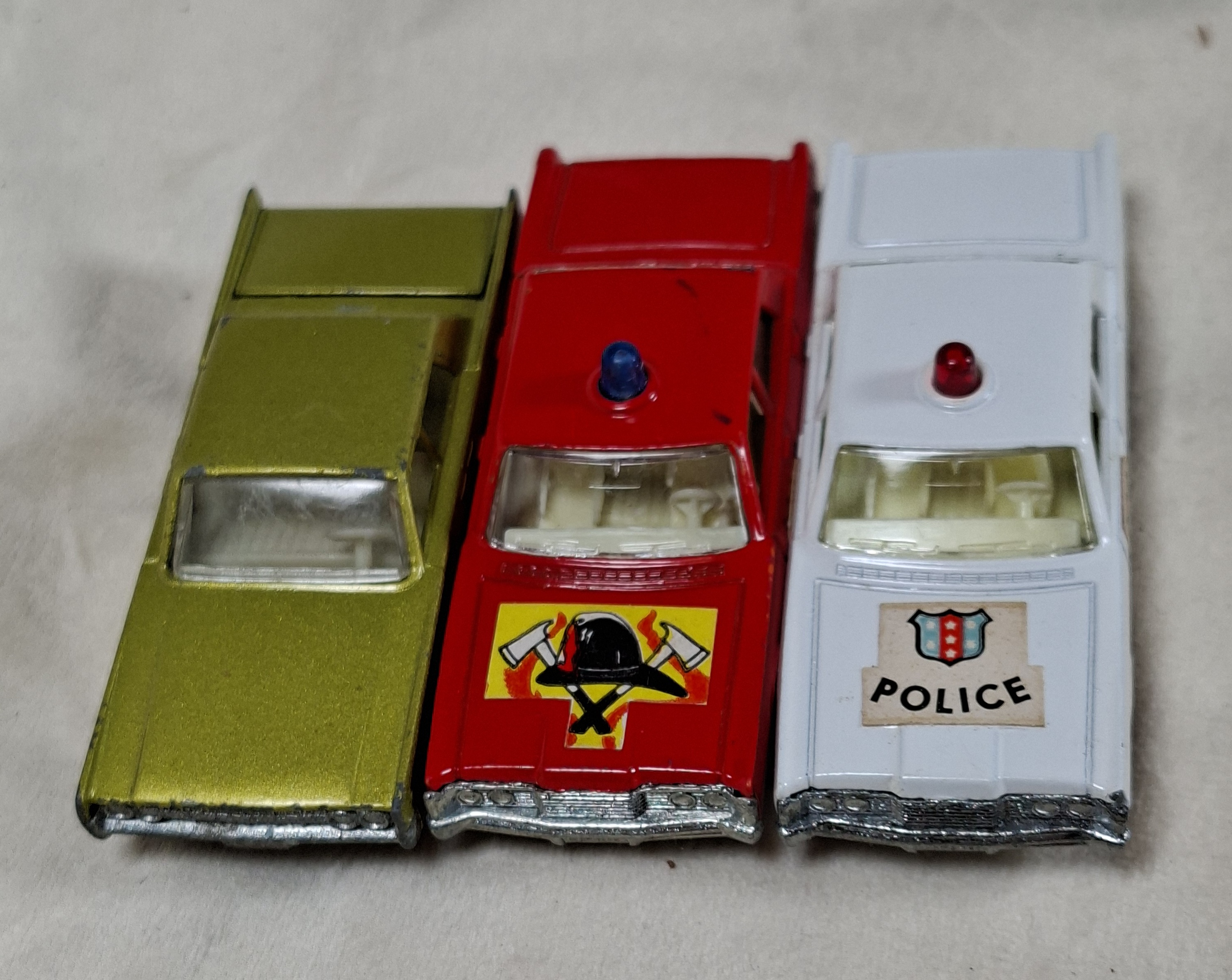 Three Vintage Matchbox Superfast Die-Cast Toy Cars - image 4 of 6