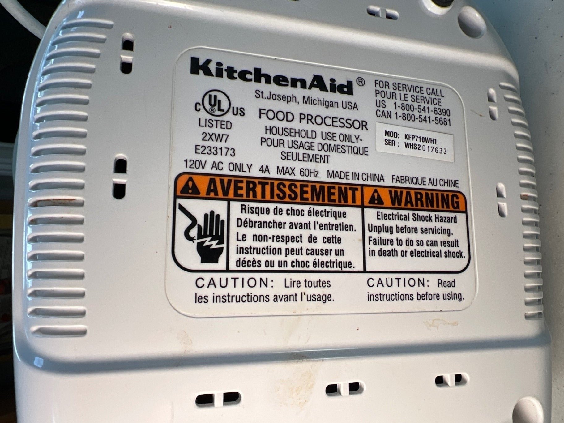 KitchenAid blender base, immersion blender, and scissors - image 7 of 7