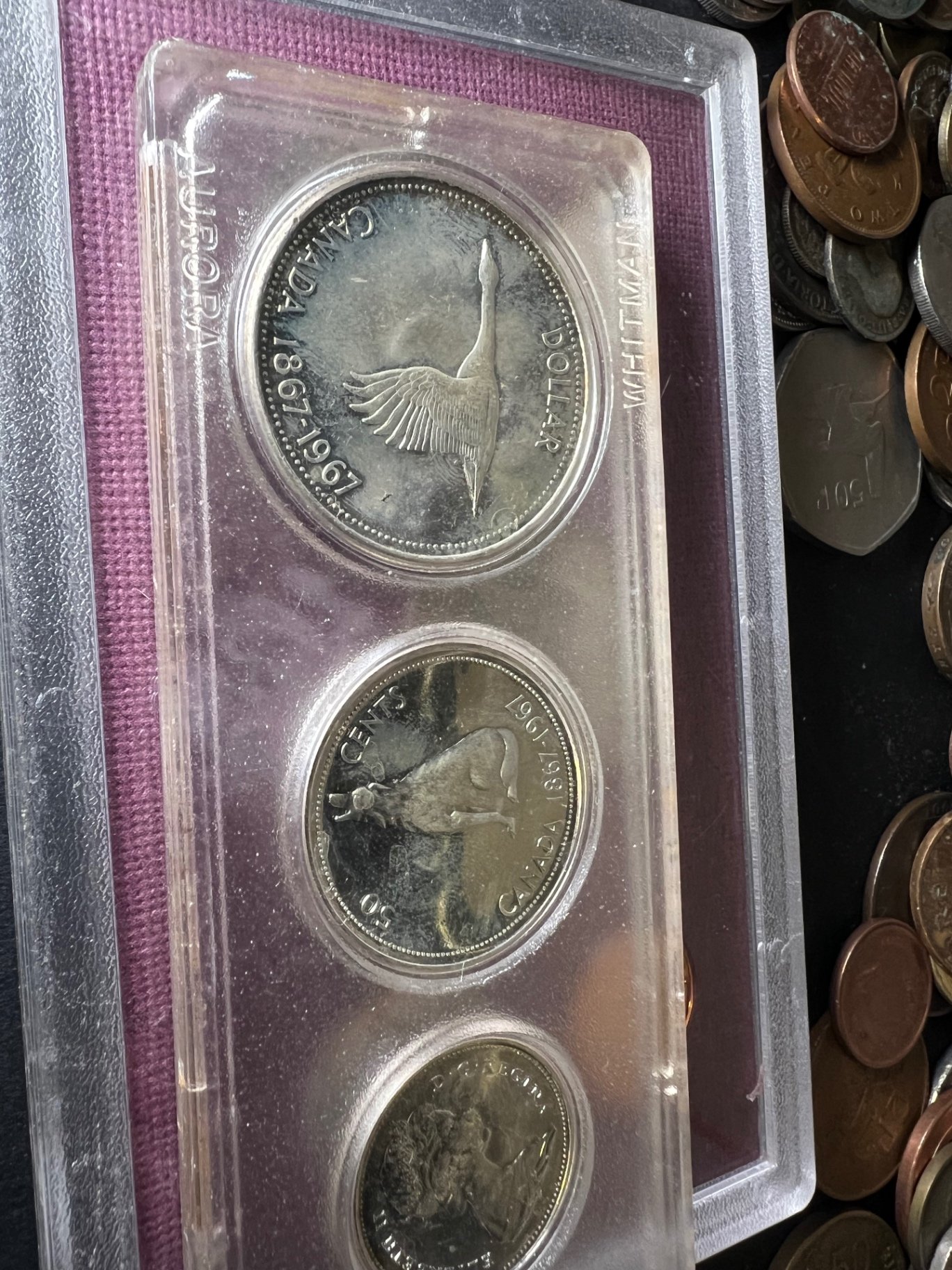Assorted international coins and currency - image 13 of 18