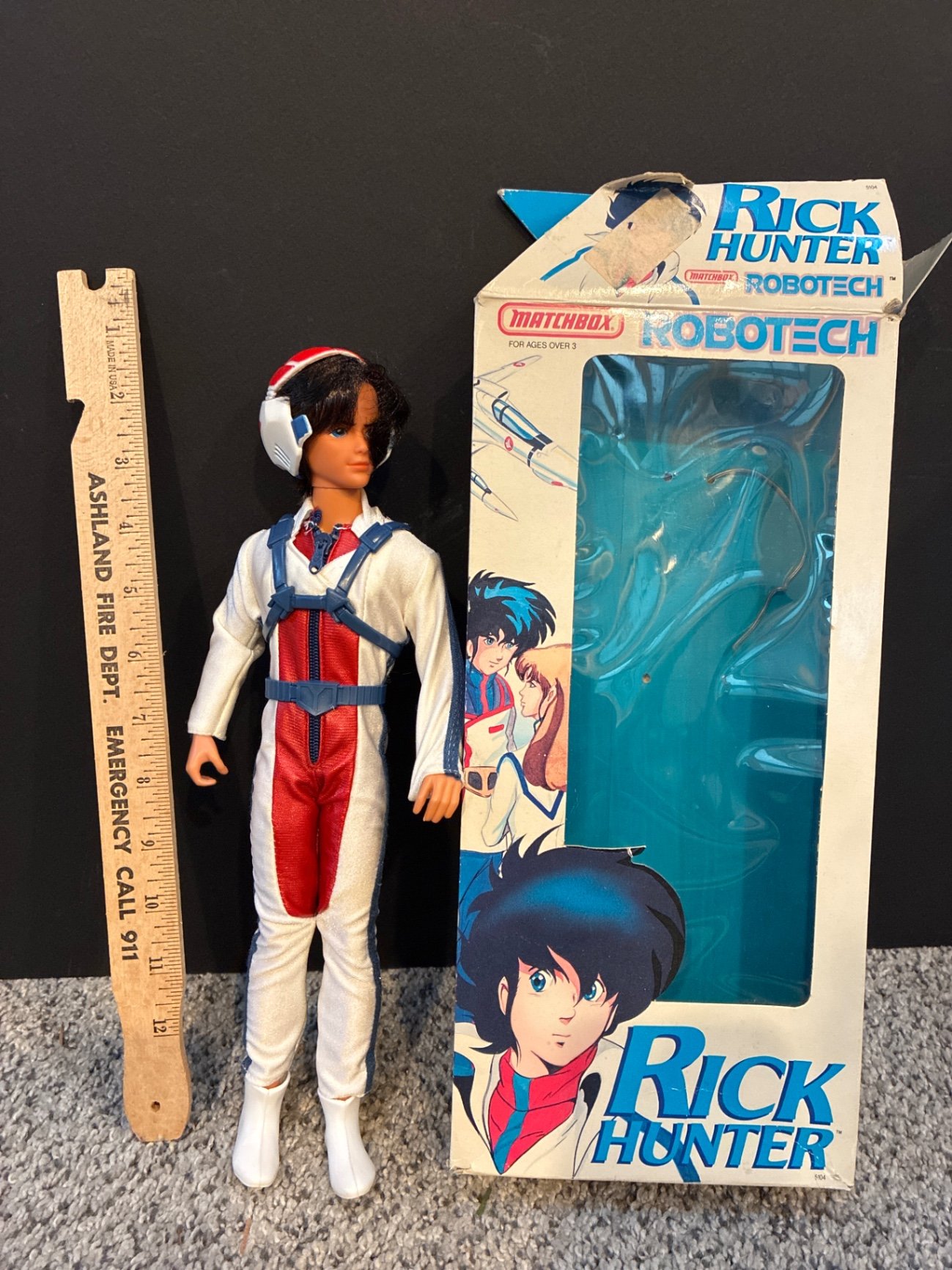  Vintage Robotech figures and Cabbage Patch Kids original baby carrier rocker with assorted dolls - image 6 of 11