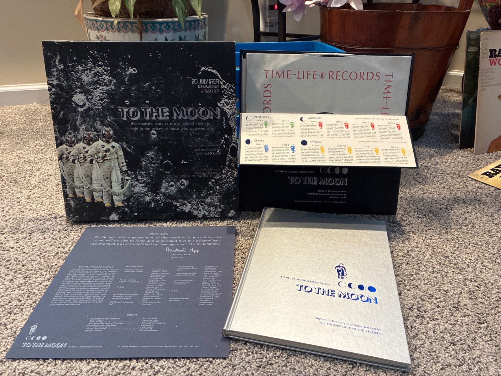Vinyl record collection with Bruce Springsteen live box set and To the Moon records - image 6 of 7