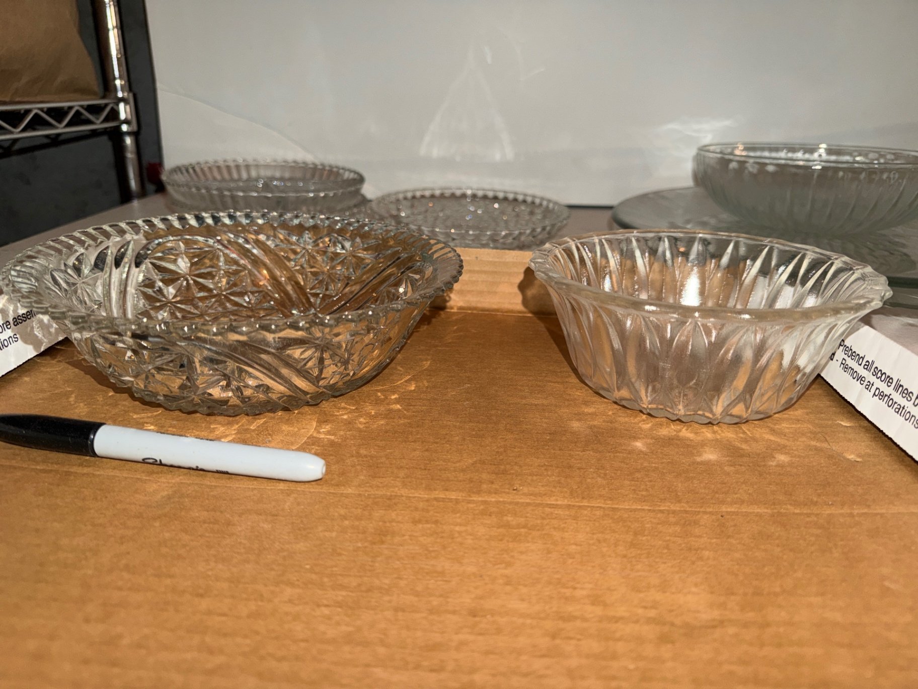Cut-glass bowls and decorative platters - image 2 of 10