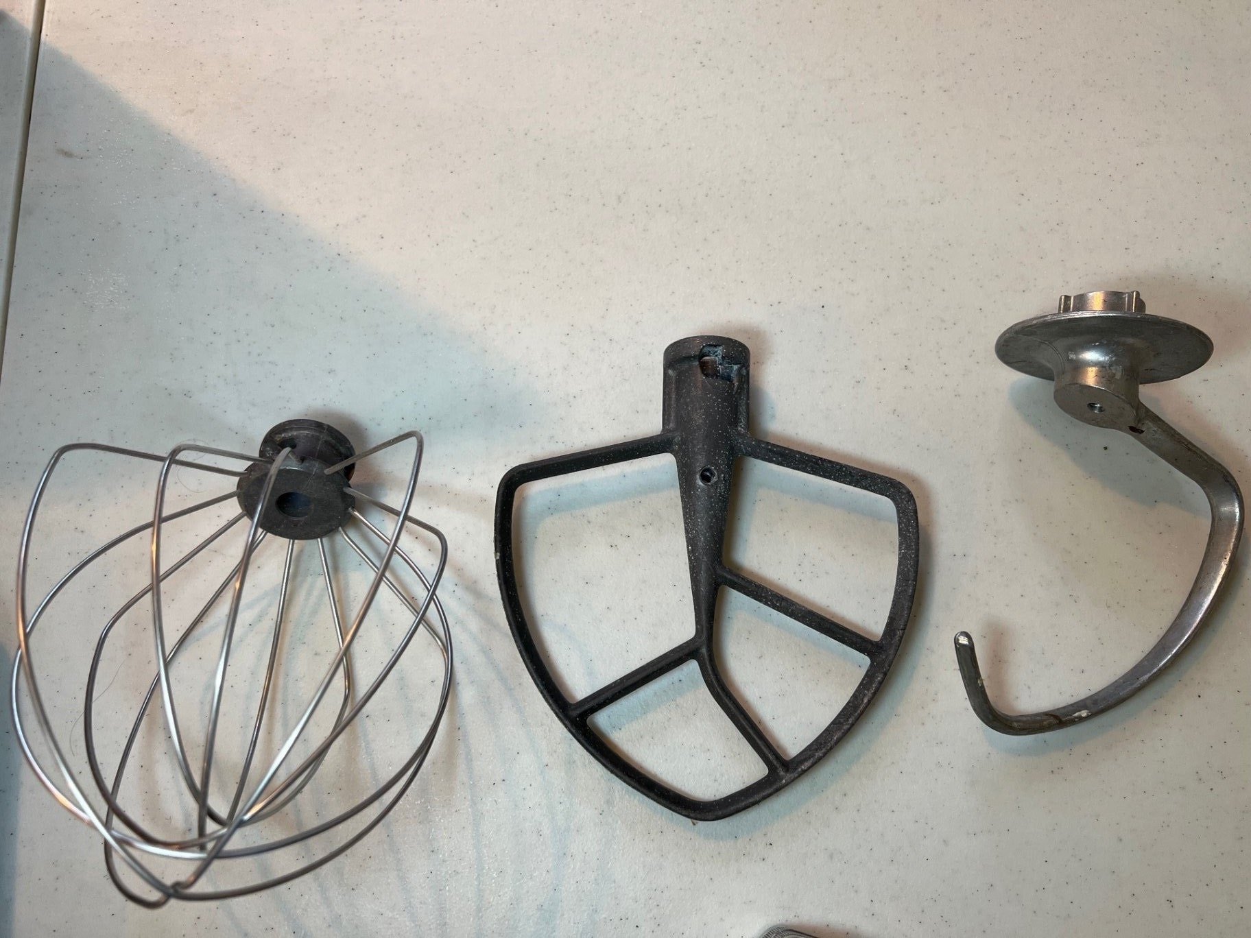 KitchenAid stand mixer with attachments, mixing bowl, and muffin pan - image 2 of 9