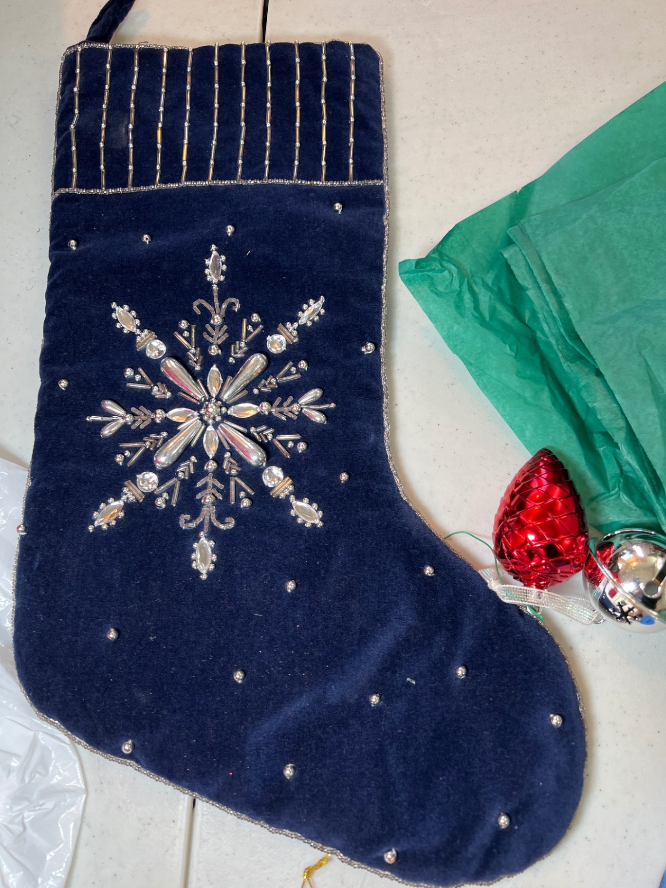 Collection of Christmas Ornaments and Stocking - image 4 of 12