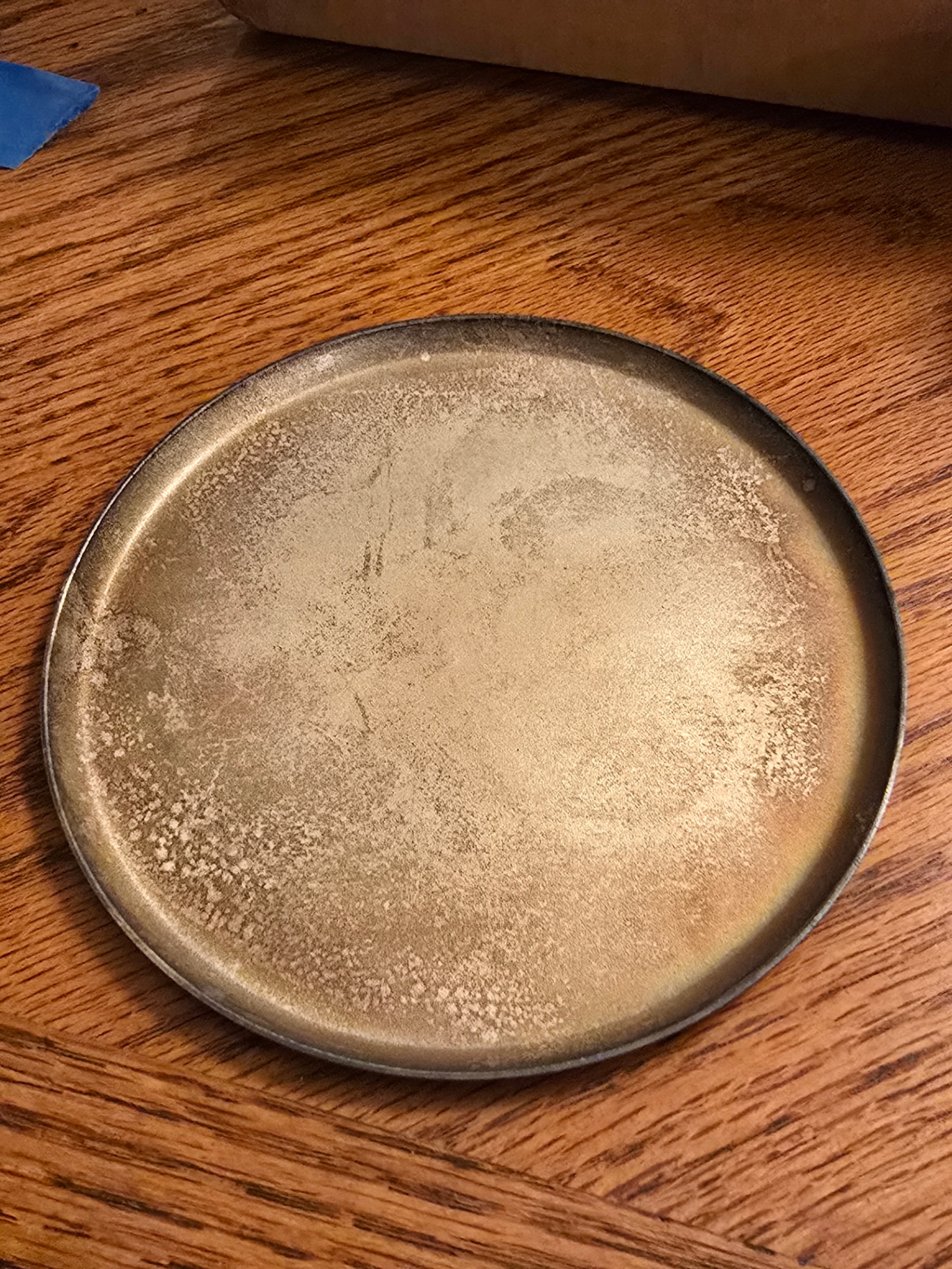 Two marble-pattern glass cups on a metal tray - image 5 of 7