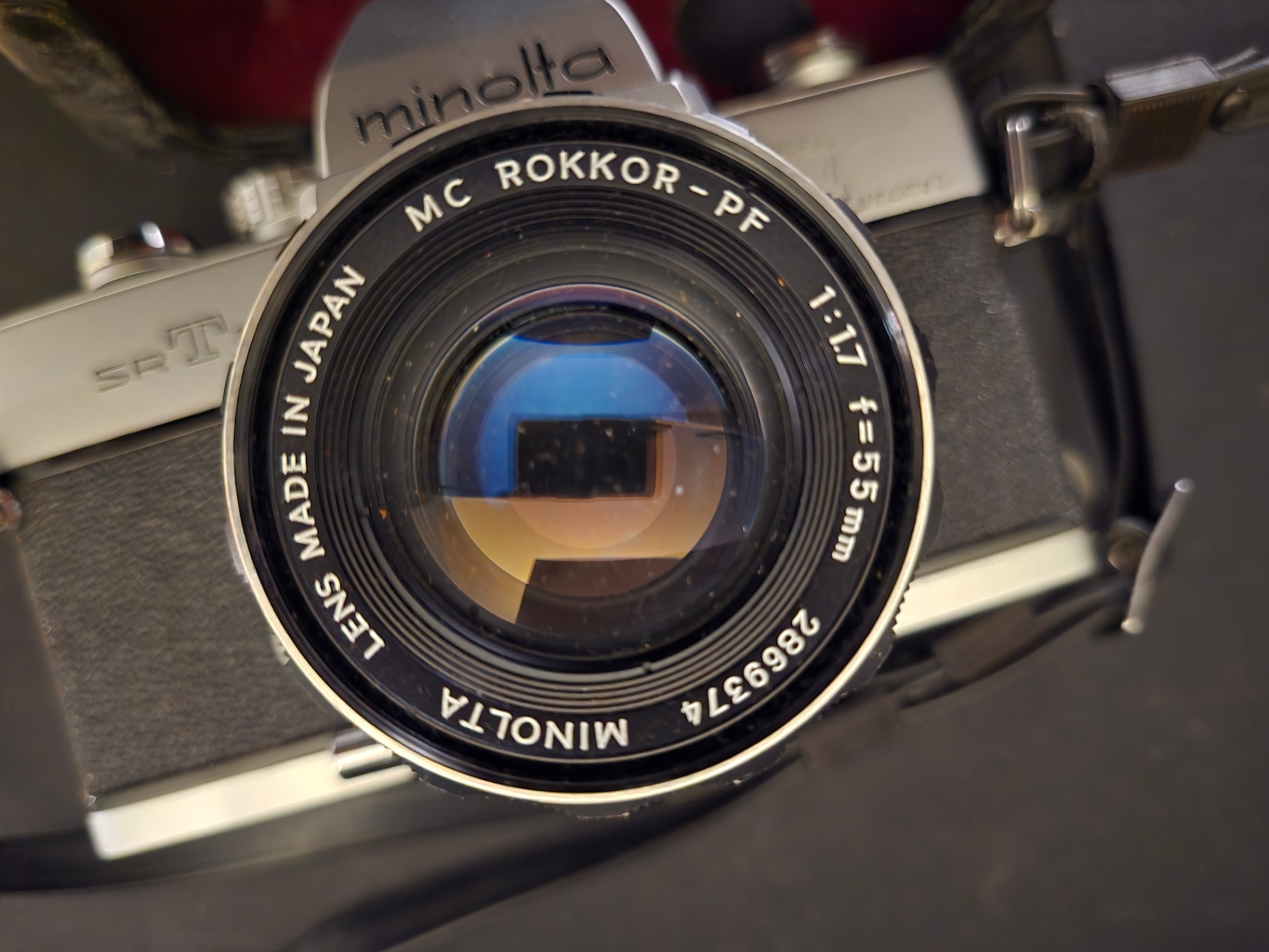 Minolta SR-T101 135mm camera with accessories - image 11 of 18